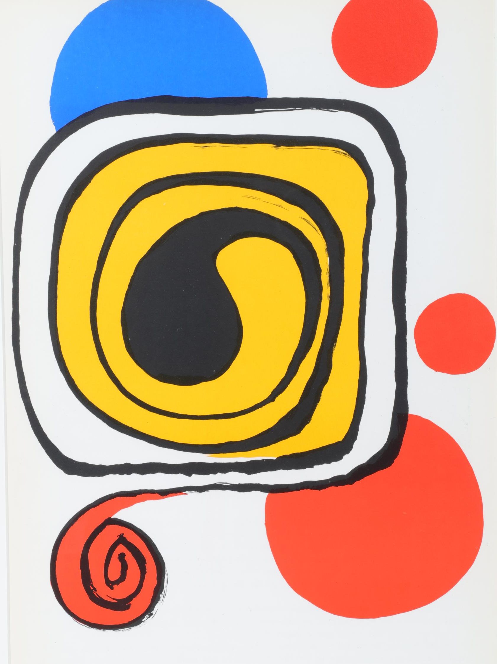 Alexander Calder Color Lithograph for "Derrière le Miroir," 1971
