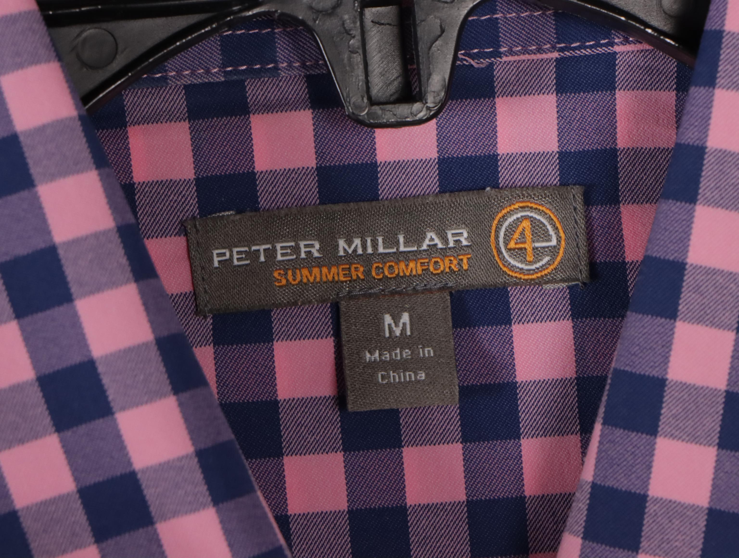 Men's Patterned Button-Front Shirts Featuring Izod, Calvin Klein & Peter Millar