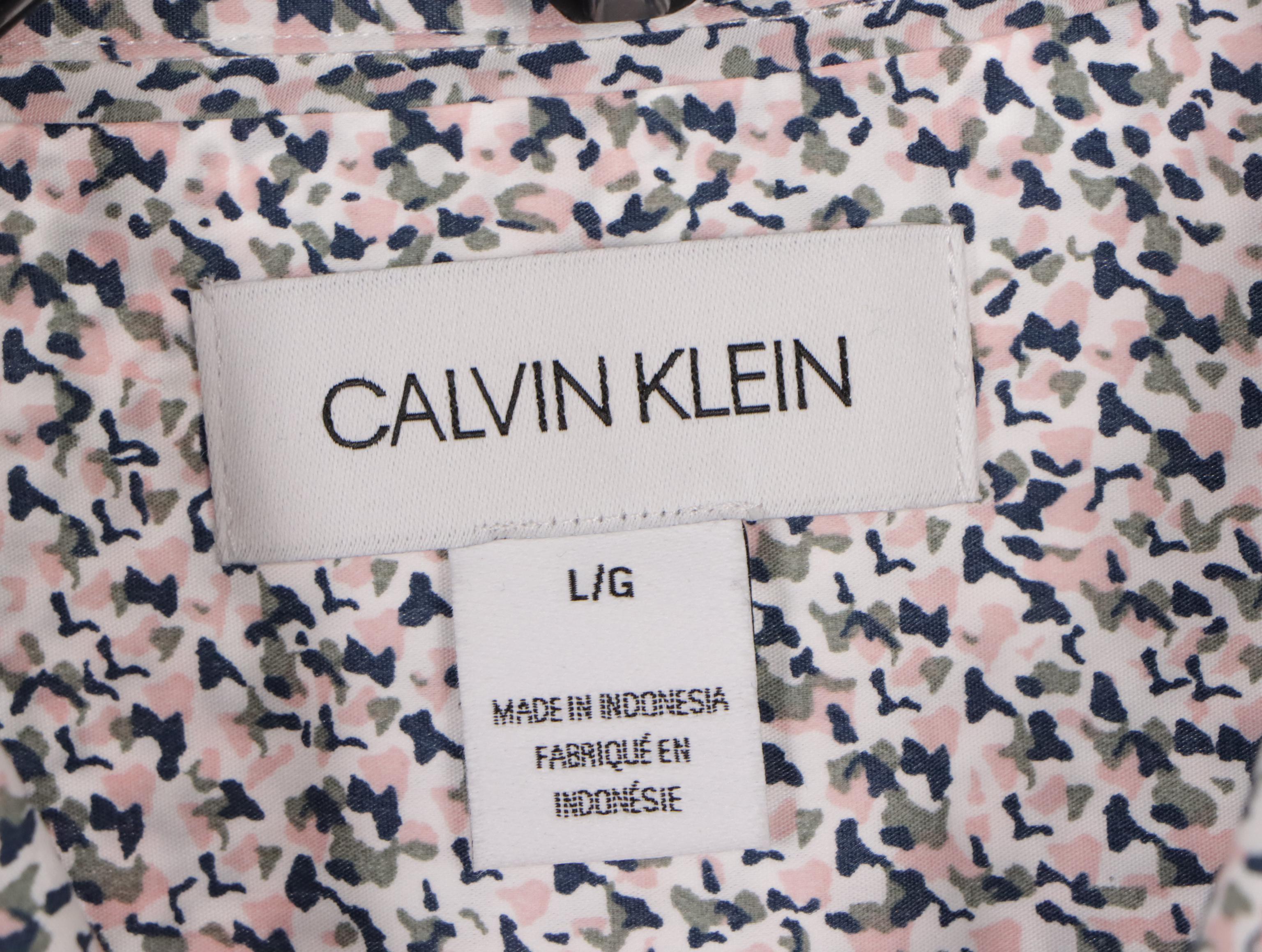 Men's Patterned Button-Front Shirts Featuring Izod, Calvin Klein & Peter Millar