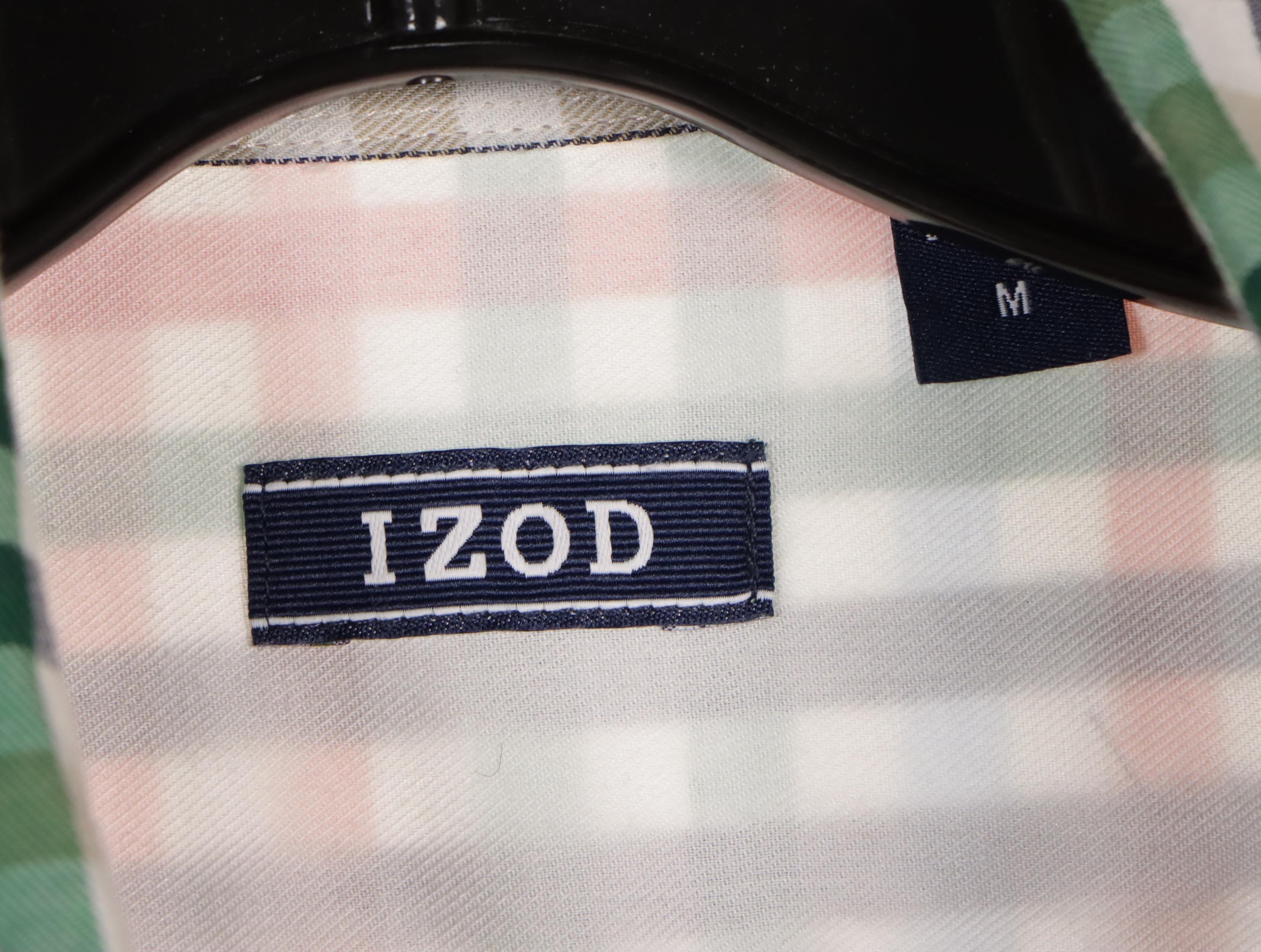 Men's Patterned Button-Front Shirts Featuring Izod, Calvin Klein & Peter Millar