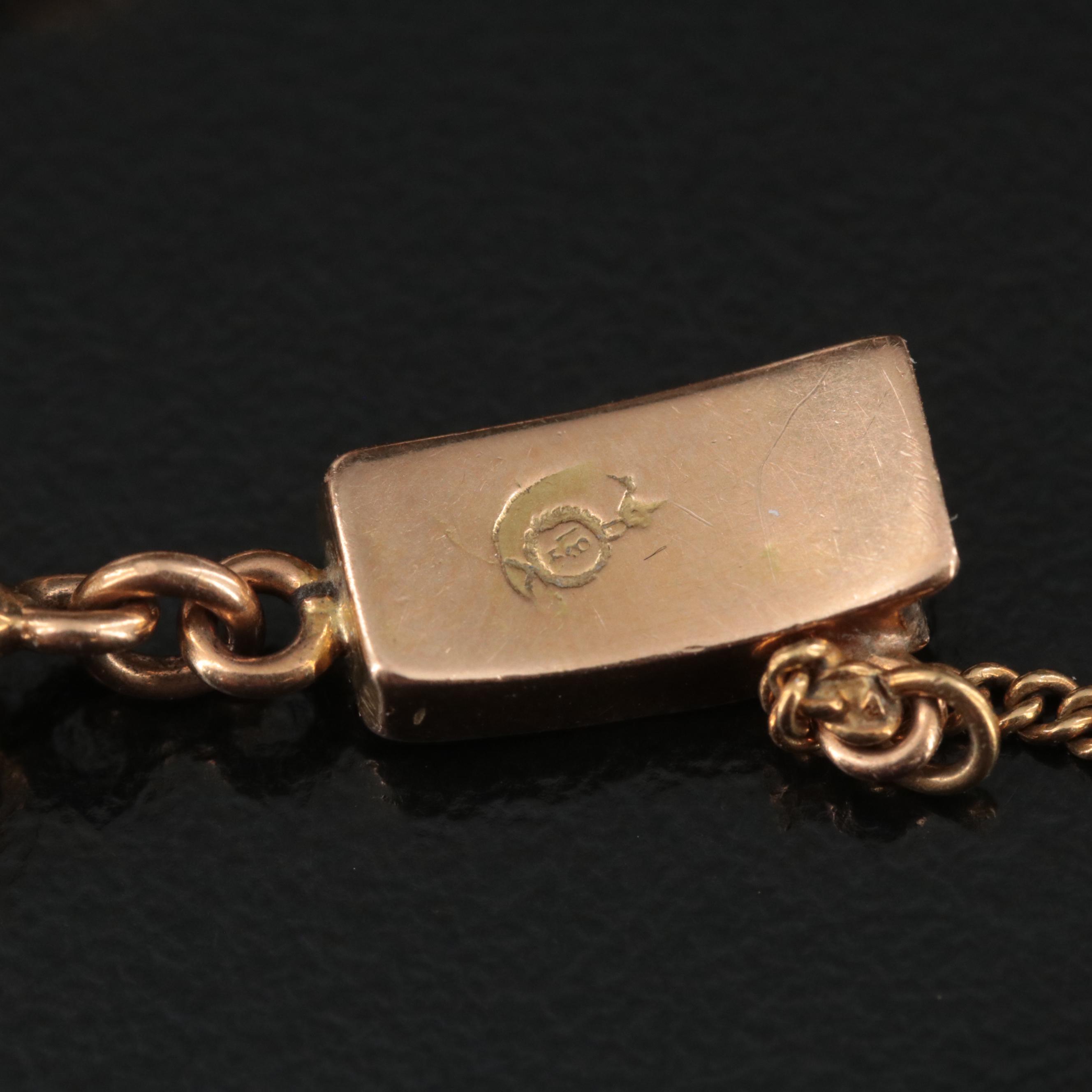 Vintage 18K Pearl Bracelet