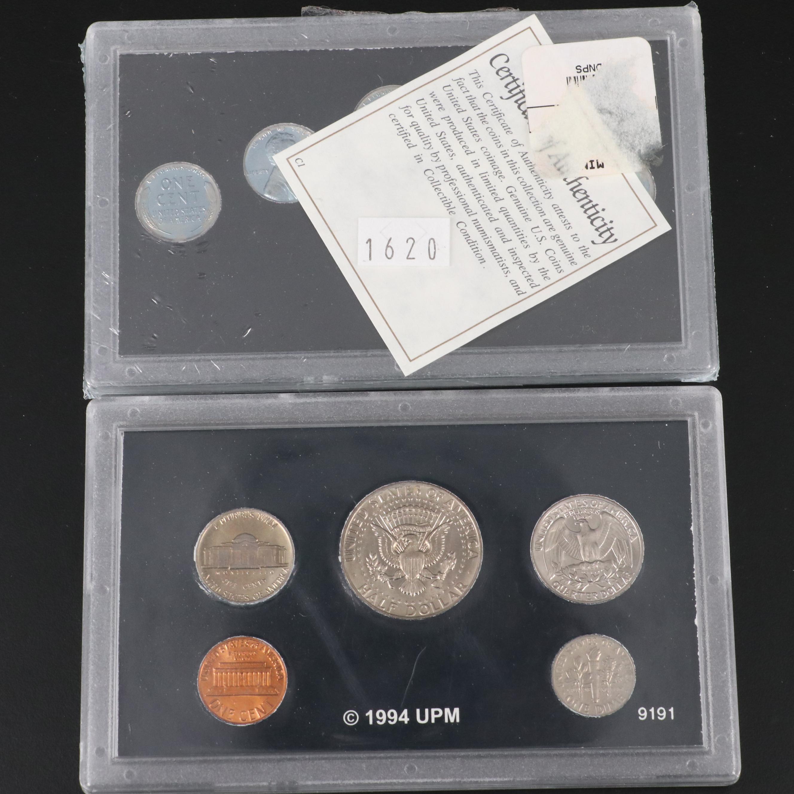 Collection of Large Cents, Buffalo Nickels, and Fifteen Coin Sets