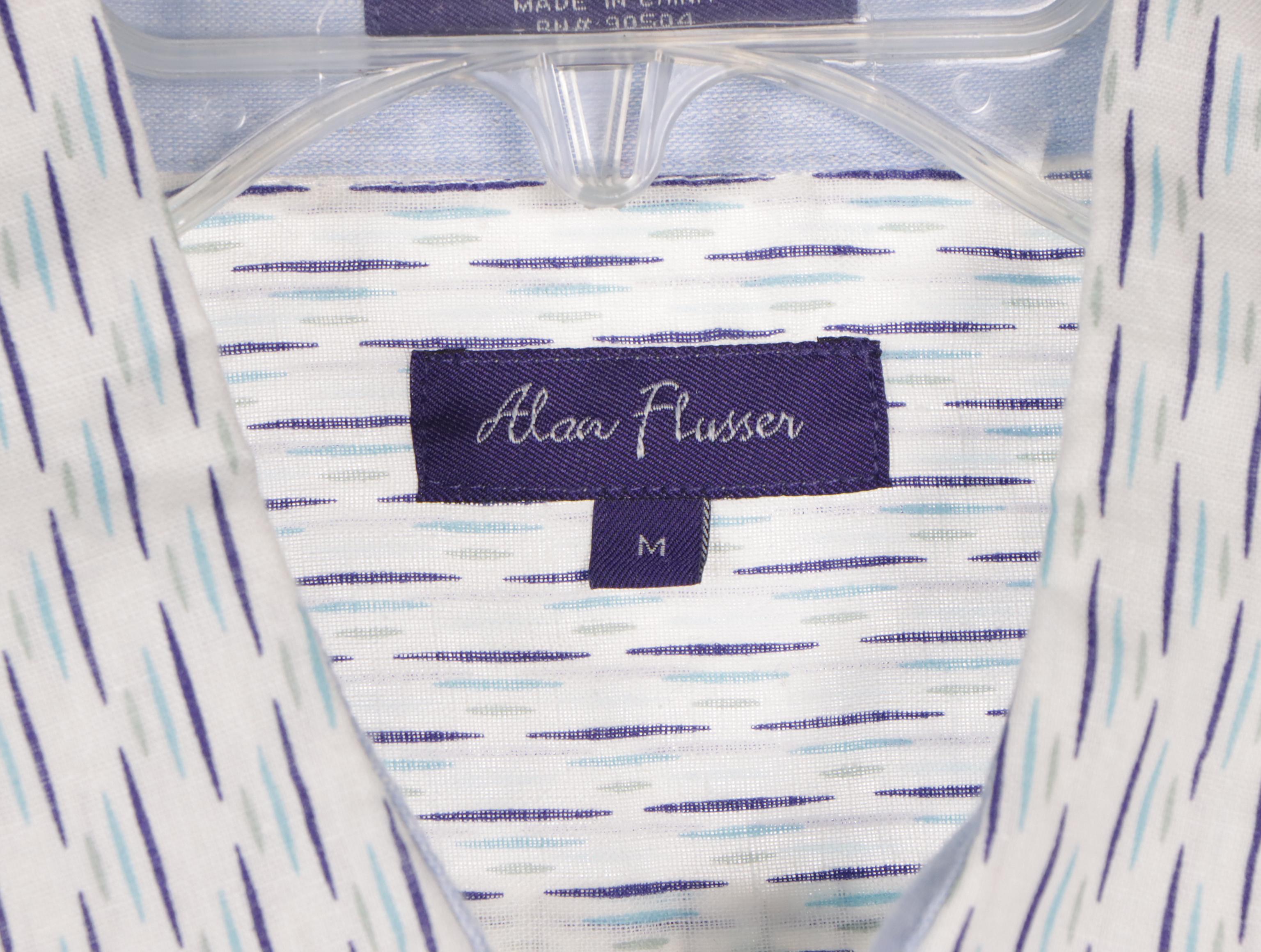 Men's Short Sleeve Shirts Including Alan Flusser and Bollé Golf Polo Shirt