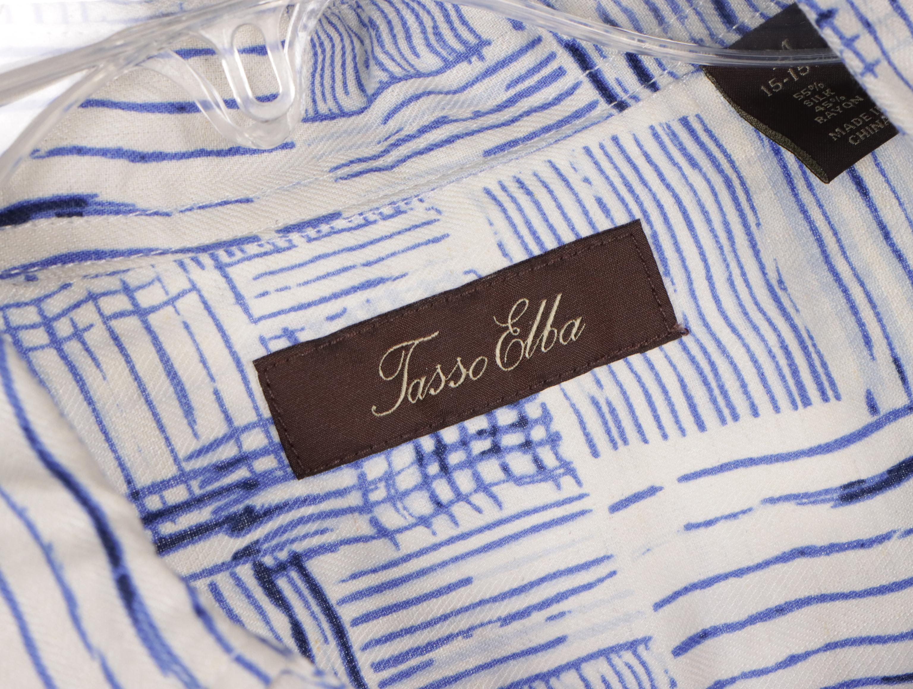 Men's Short Sleeve Shirts Including Alan Flusser and Bollé Golf Polo Shirt