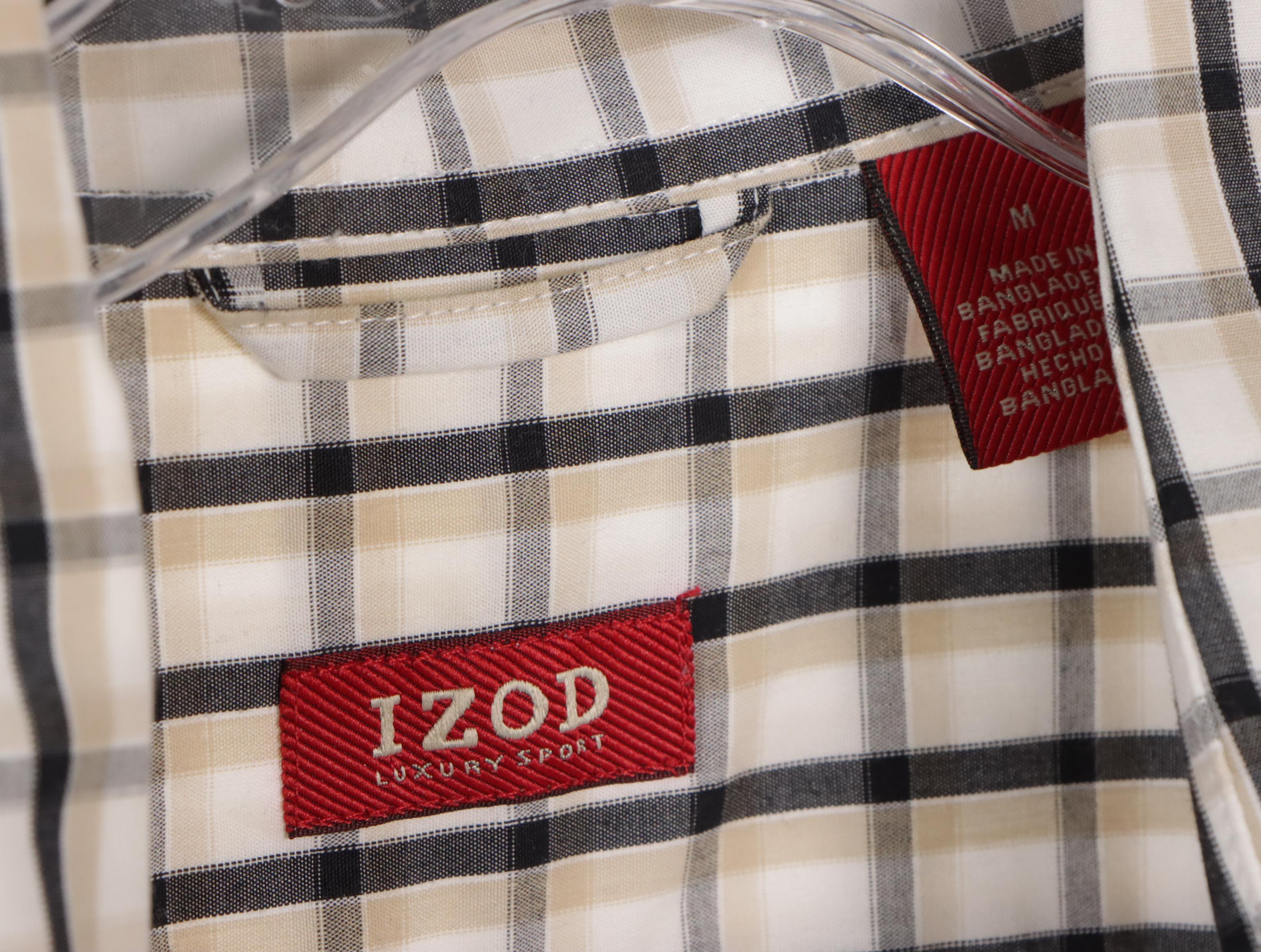 Men's Short Sleeve Shirts Including Alan Flusser and Bollé Golf Polo Shirt