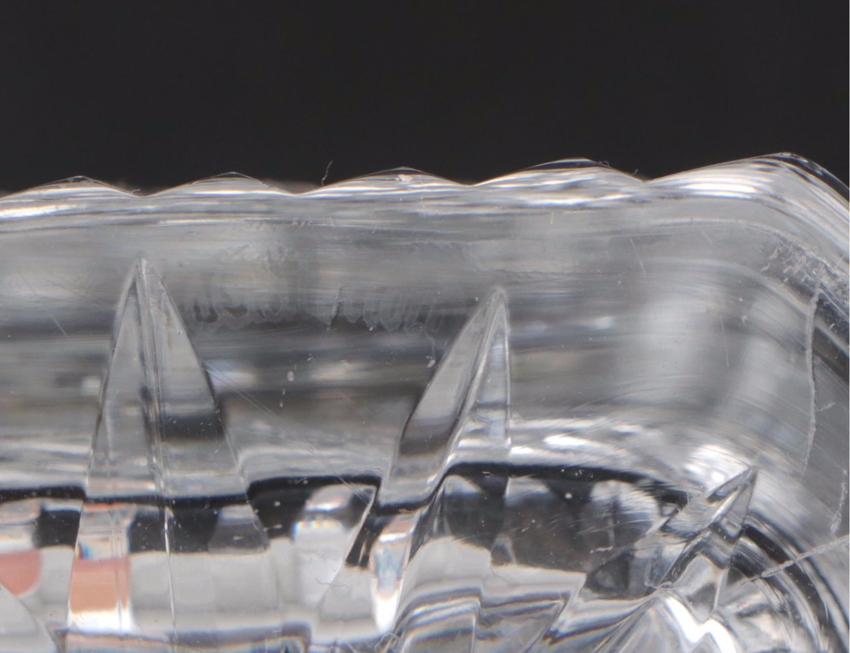 Waterford Cut Crystal Decanters with Engraved Sterling Labels, 1970s