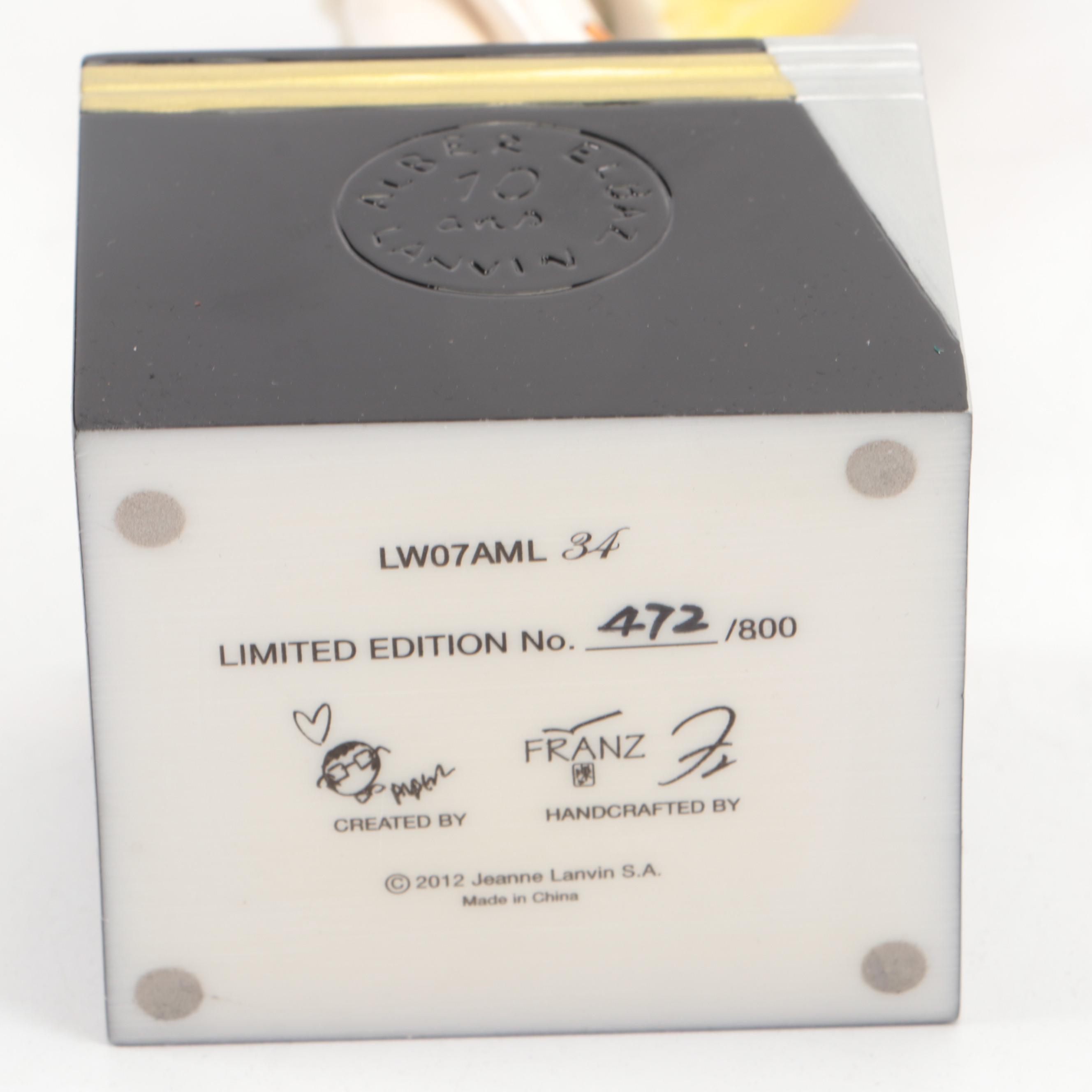 Ltd. Ed. Lanvin "Miss Lanvin 34" Porcelain Figurine in Box, 2012