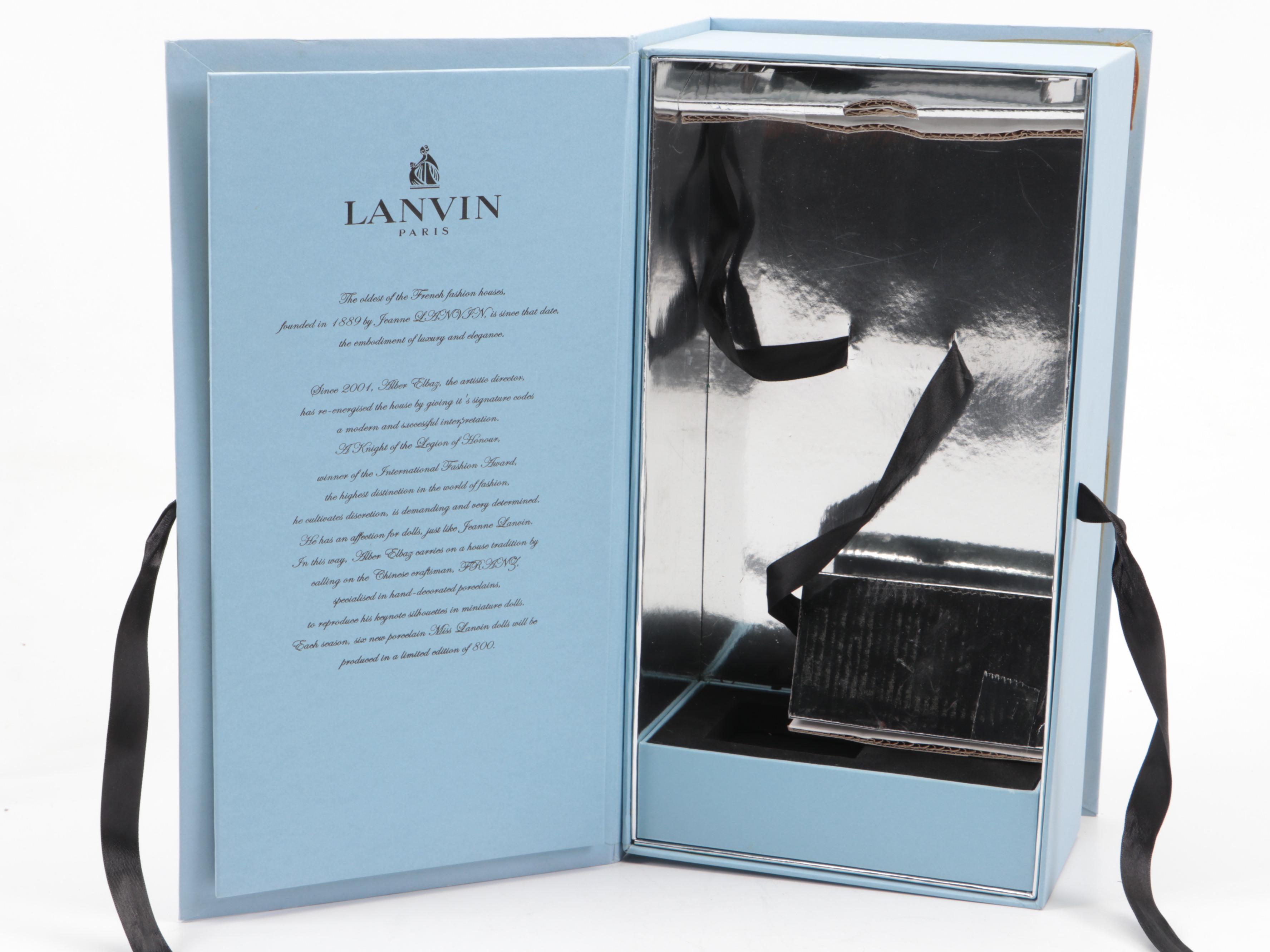 Ltd. Ed. Lanvin "Miss Lanvin 34" Porcelain Figurine in Box, 2012