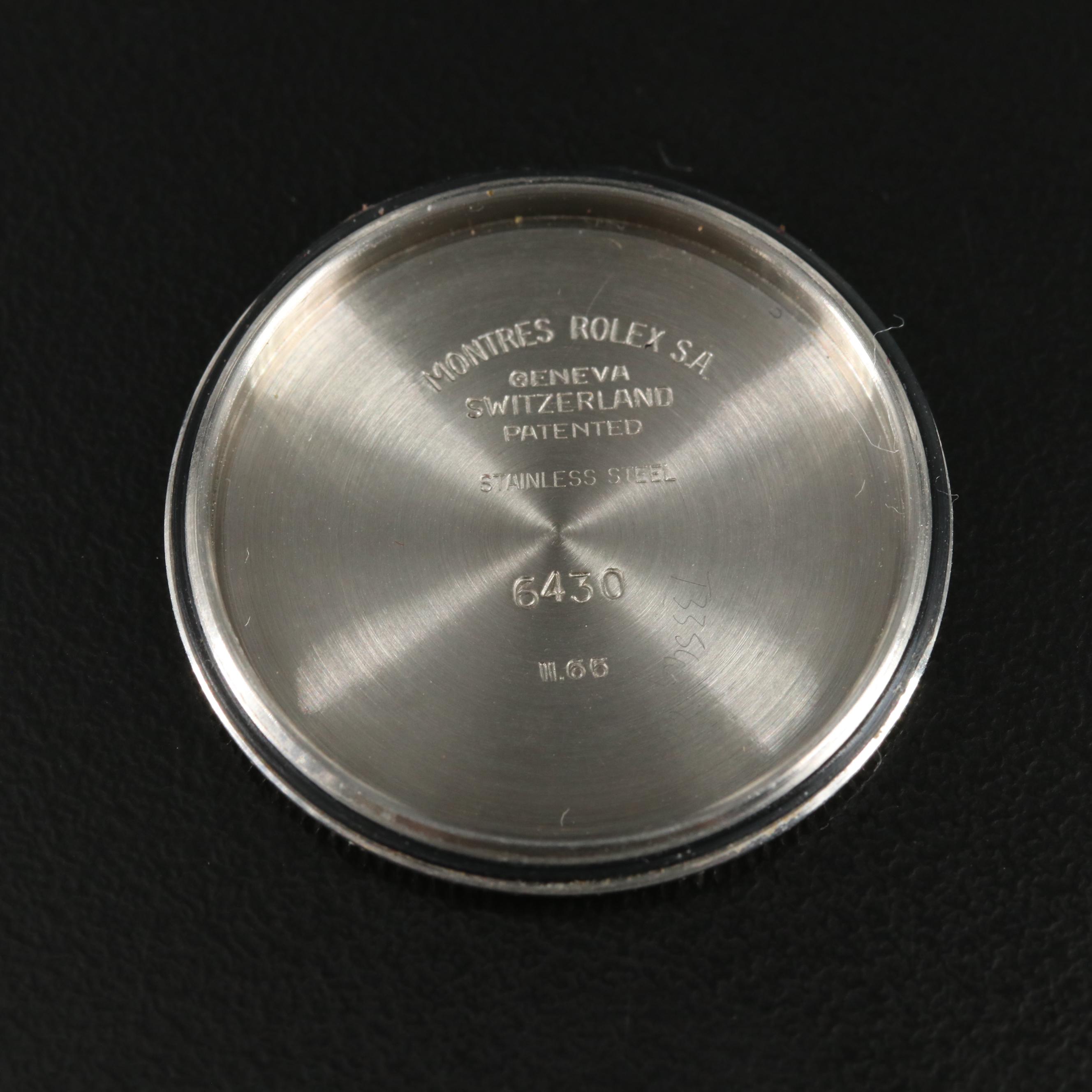 1966 Rolex Oyster Speedking 6430 Steel Watch