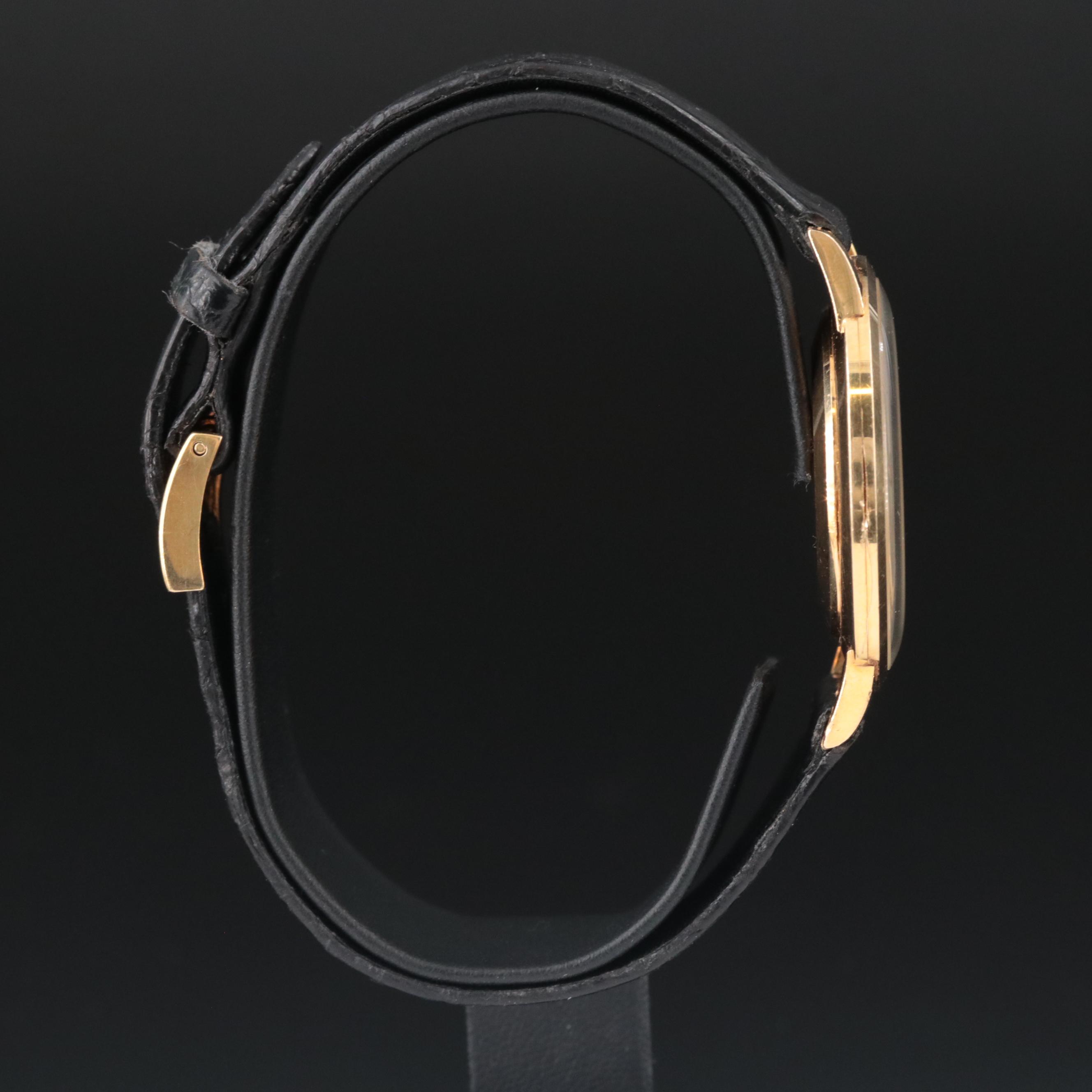 Patek Philippe Calatrava 18K and "Slash Dial" Watch