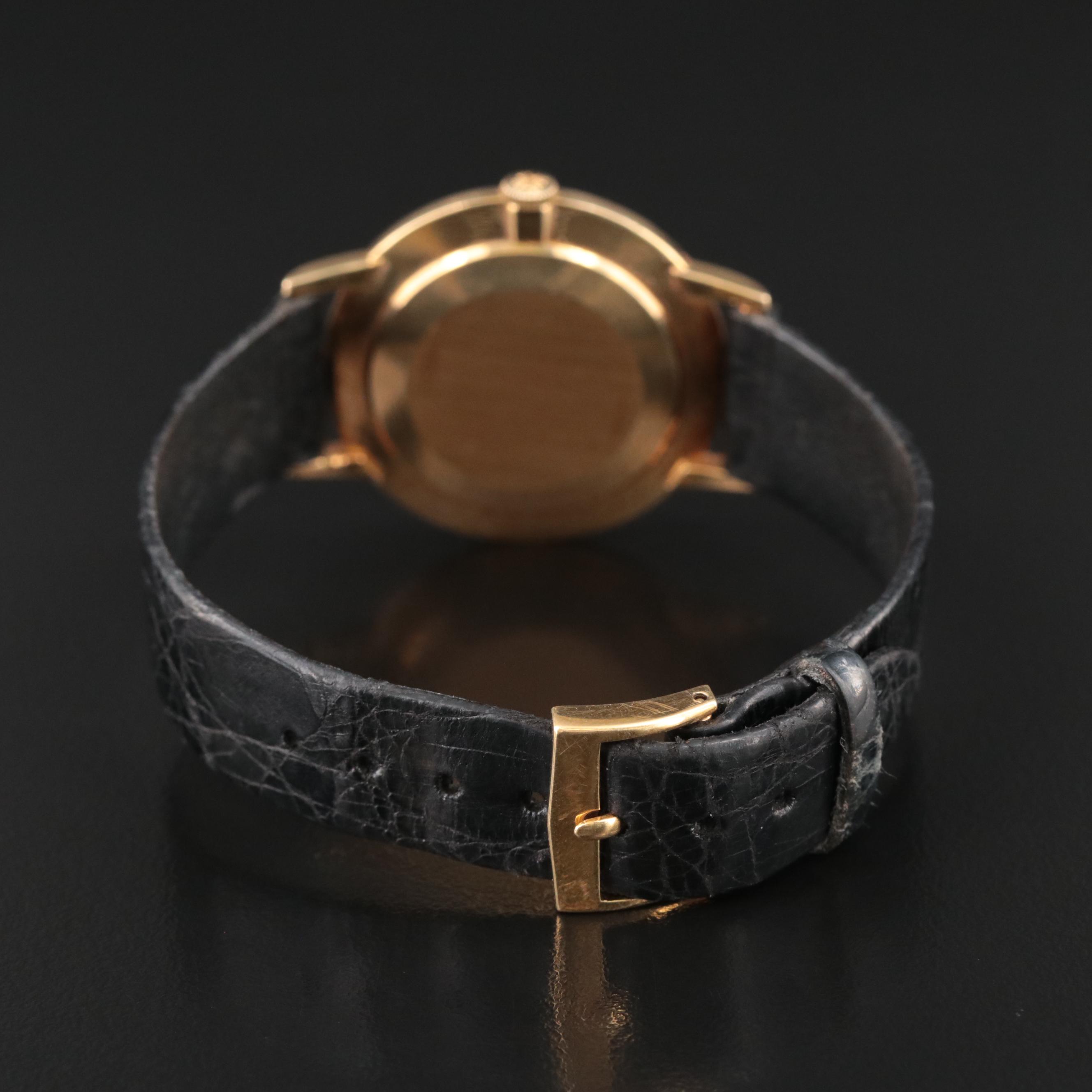 Patek Philippe Calatrava 18K and "Slash Dial" Watch