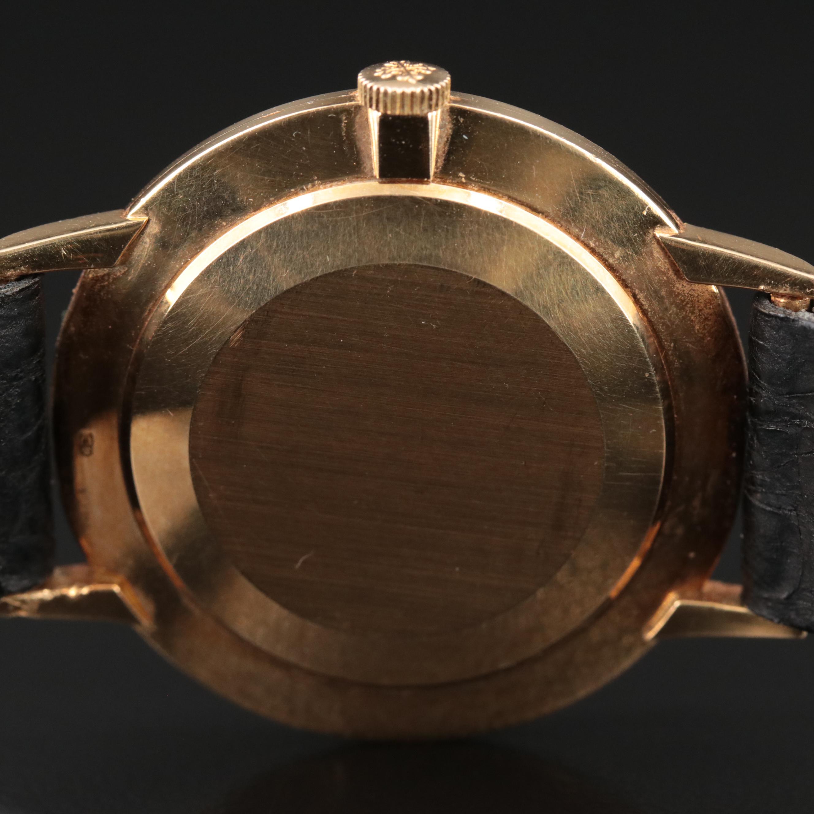 Patek Philippe Calatrava 18K and "Slash Dial" Watch