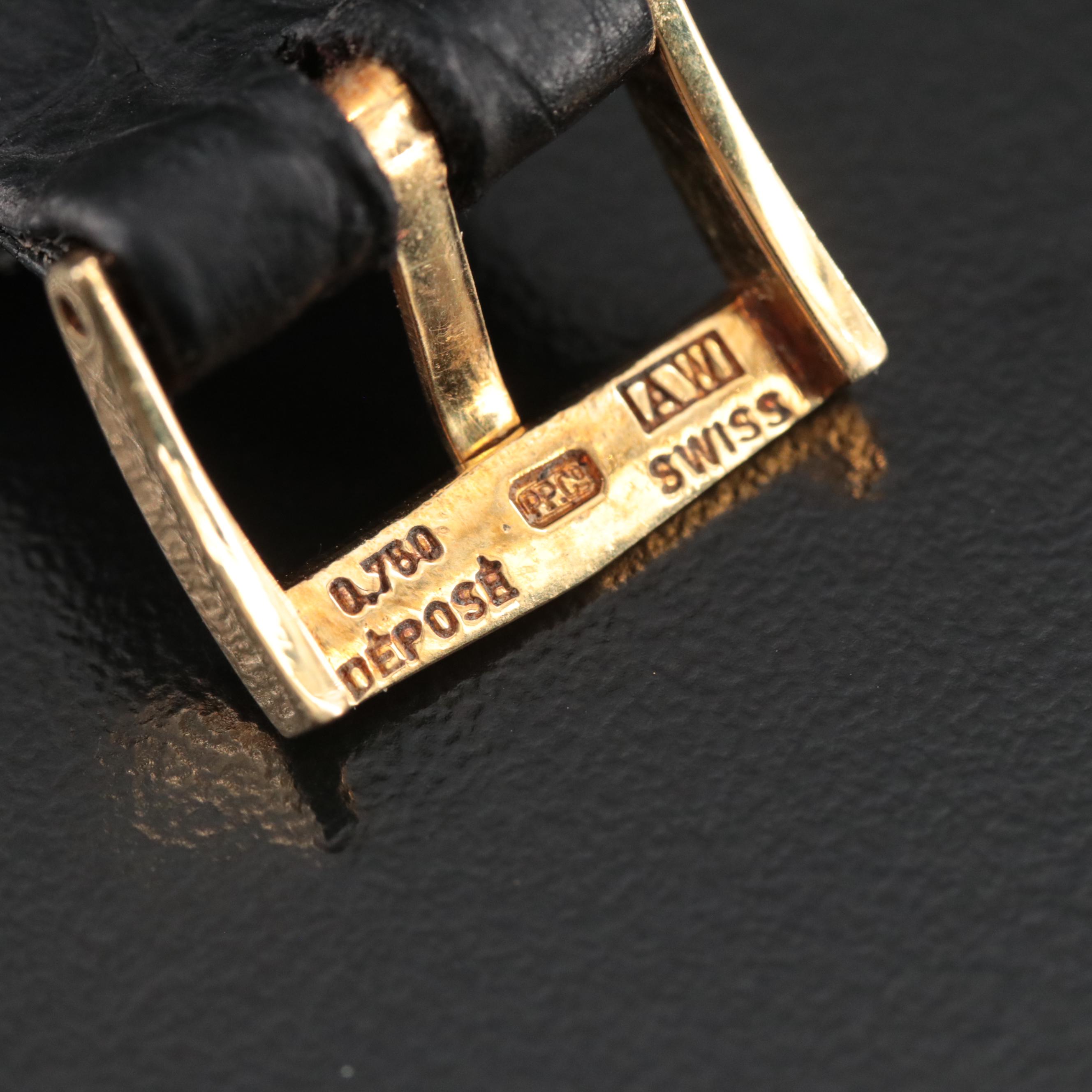 Patek Philippe Calatrava 18K and "Slash Dial" Watch