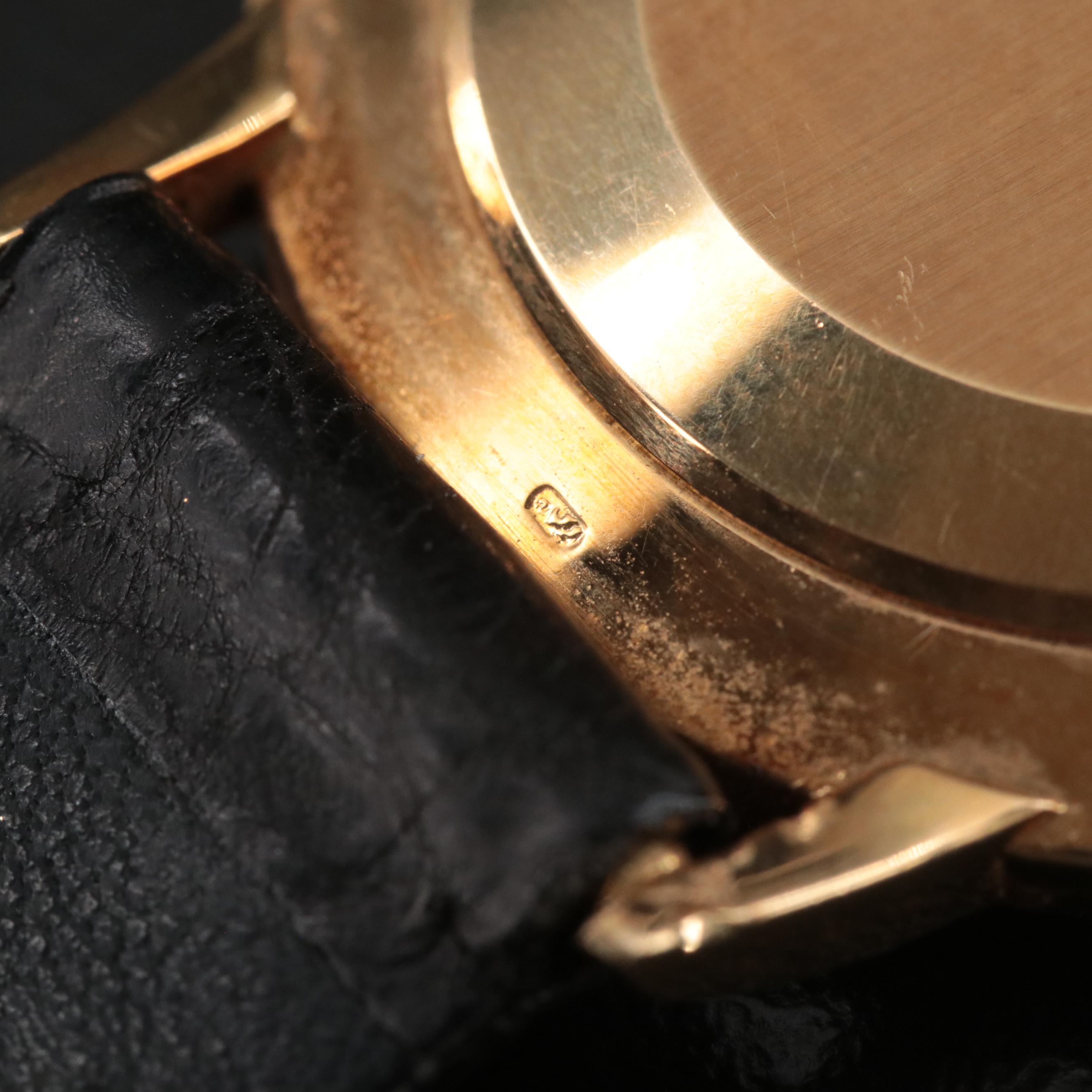 Patek Philippe Calatrava 18K and "Slash Dial" Watch