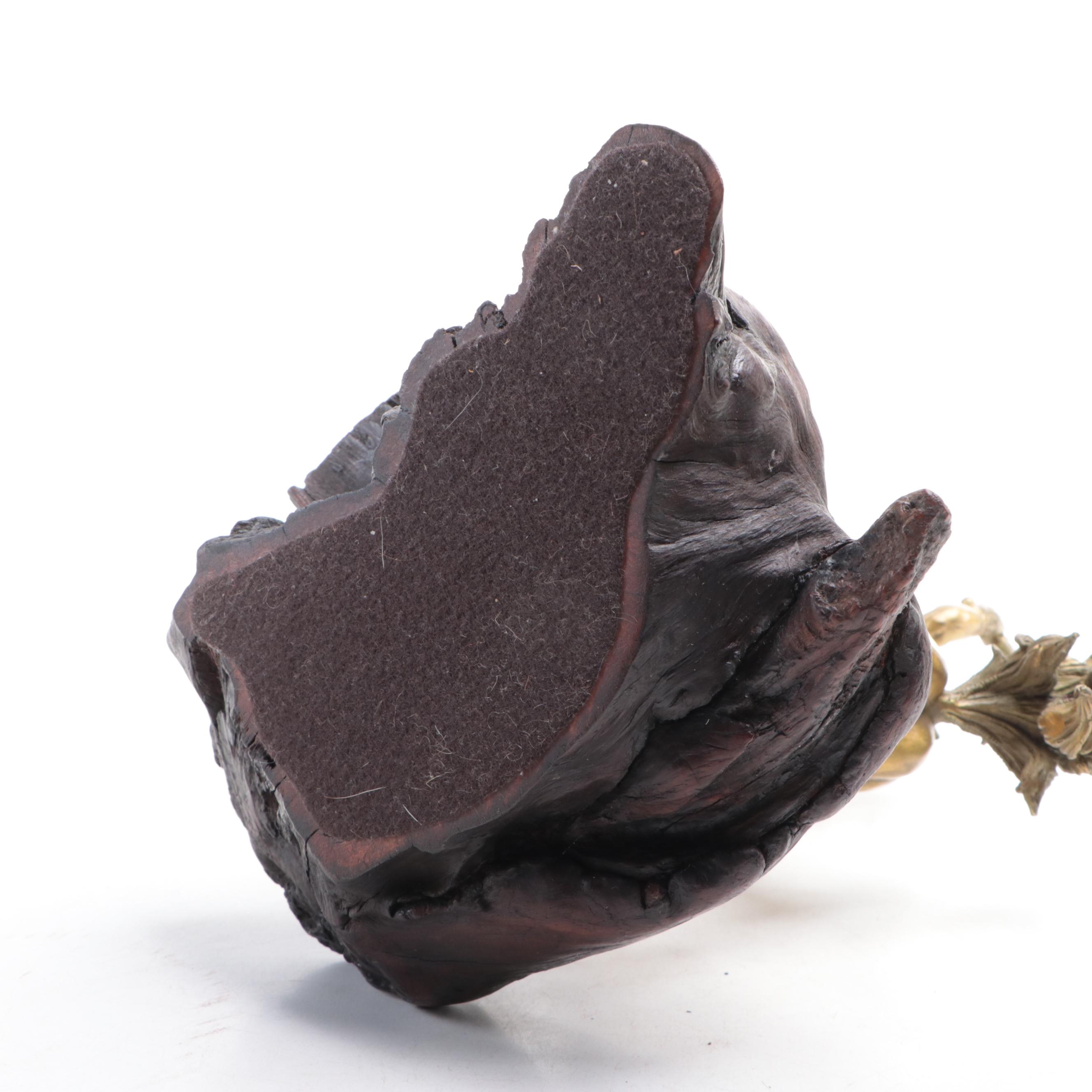 Brass Sculpture of Centaur With Sword and Shield