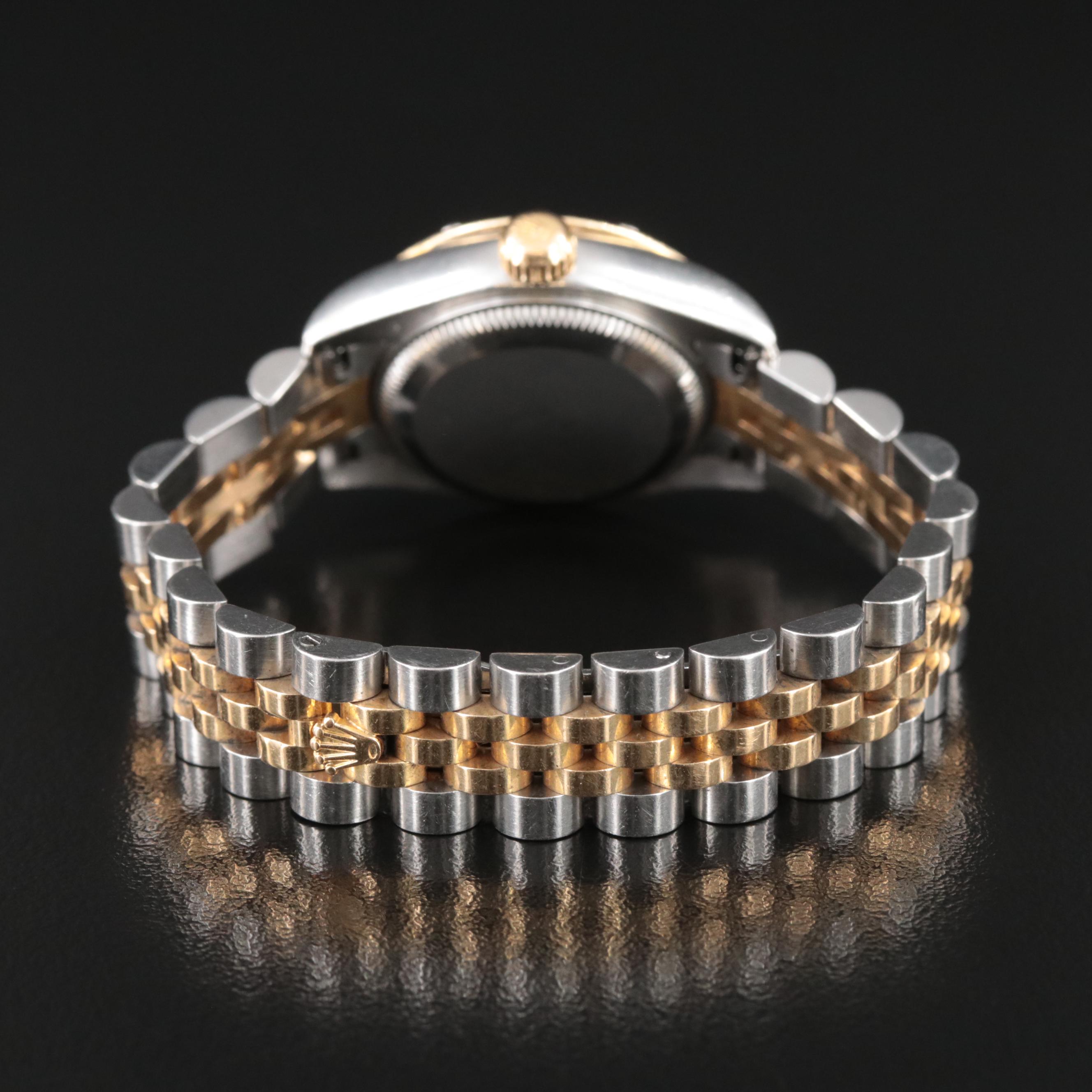 2005 Rolex Datejust Factory Fluted Diamond Bezel Watch