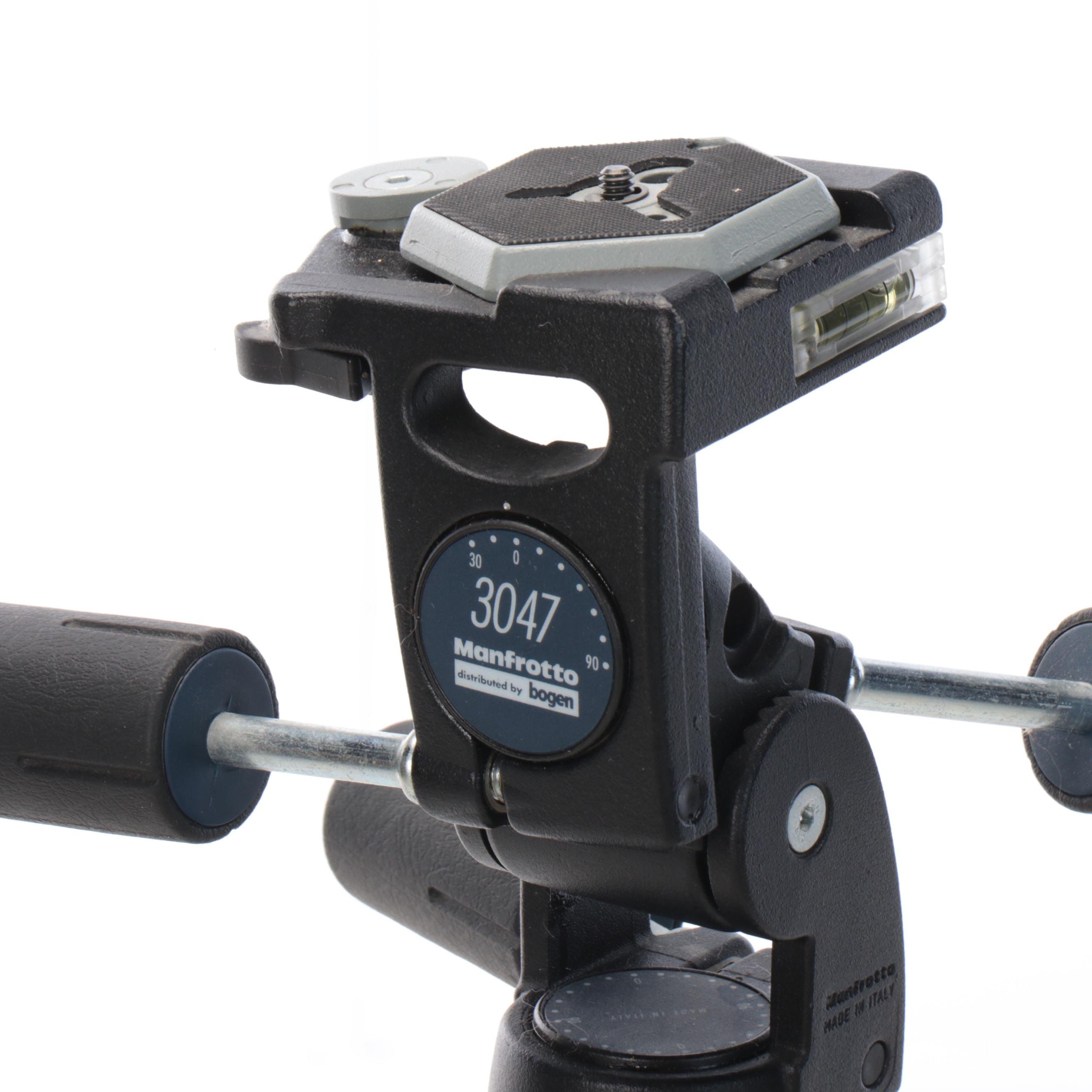 Manfrotto and Bogen Italian Camera Tripod