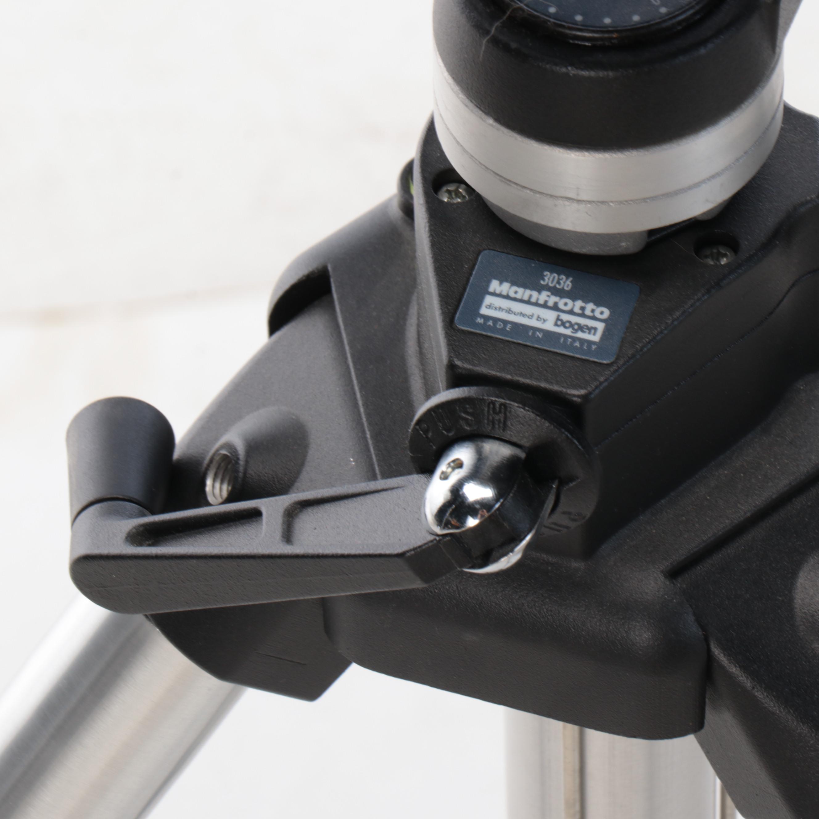 Manfrotto and Bogen Italian Camera Tripod