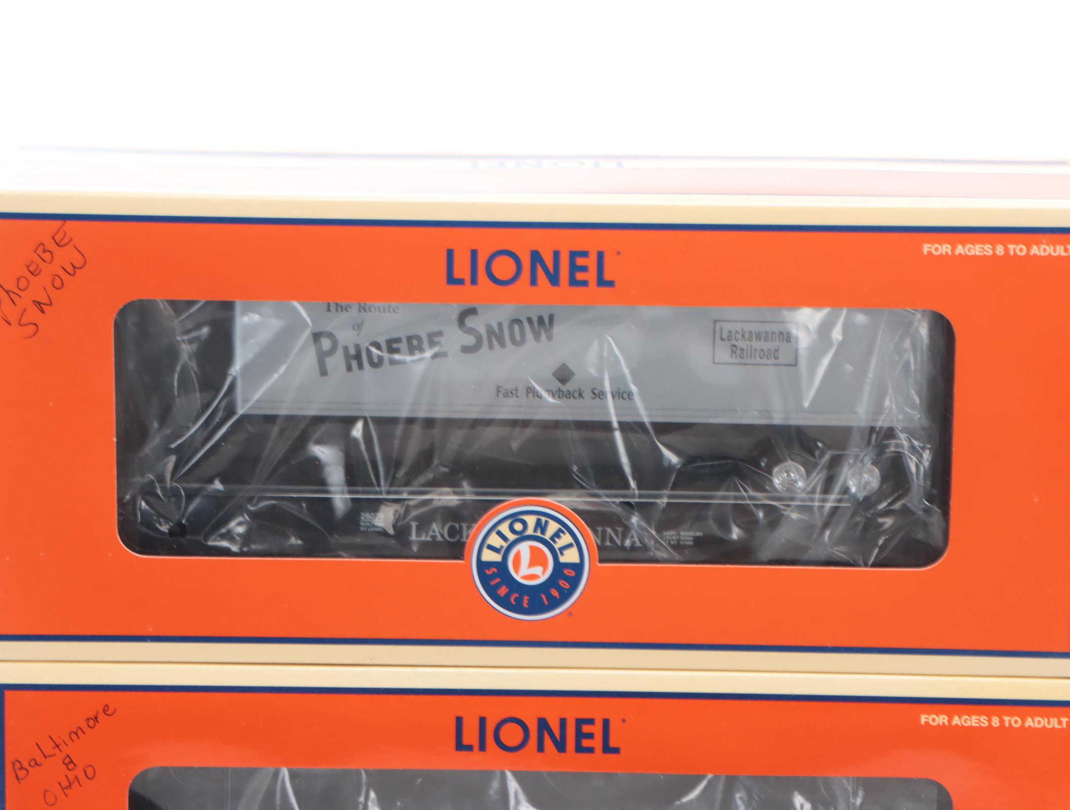 Lionel Nickel Plate Road Set incl. Locomotive, Tender, Cars, Track & Transformer