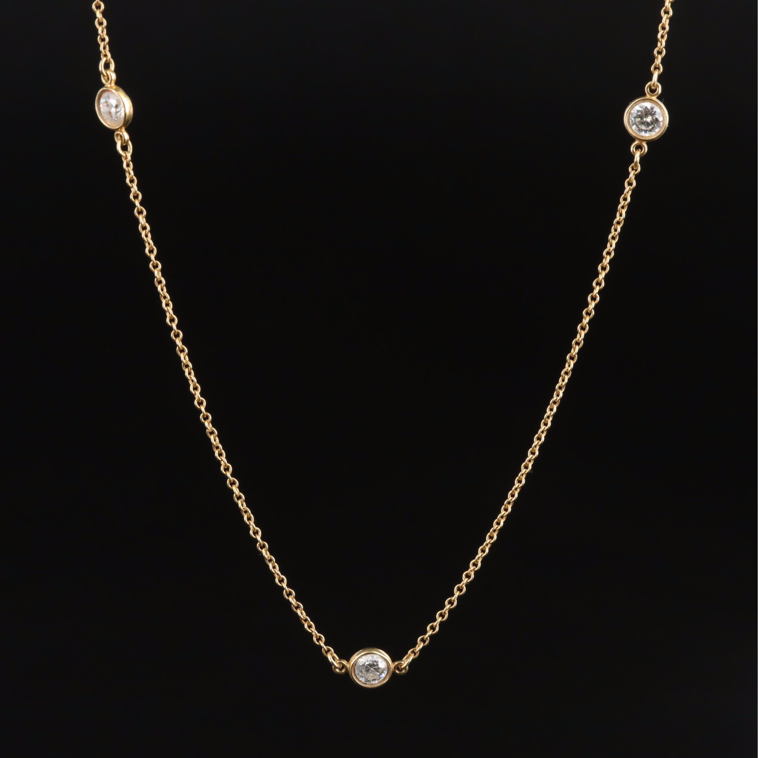 Tiffany & Co. Diamonds by the Yard 18K 0.80 CTW Necklace