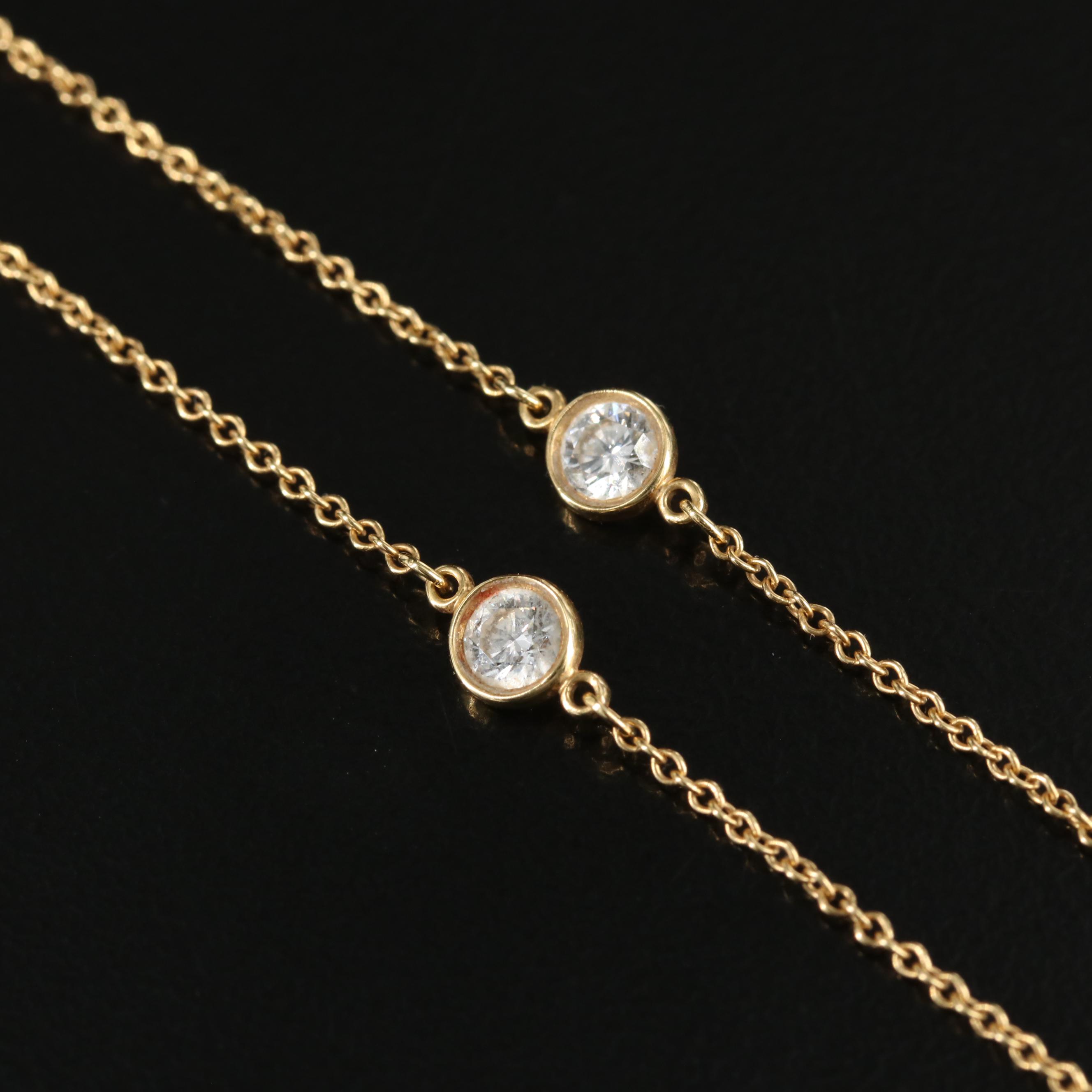 Tiffany & Co. Diamonds by the Yard 18K 0.80 CTW Necklace