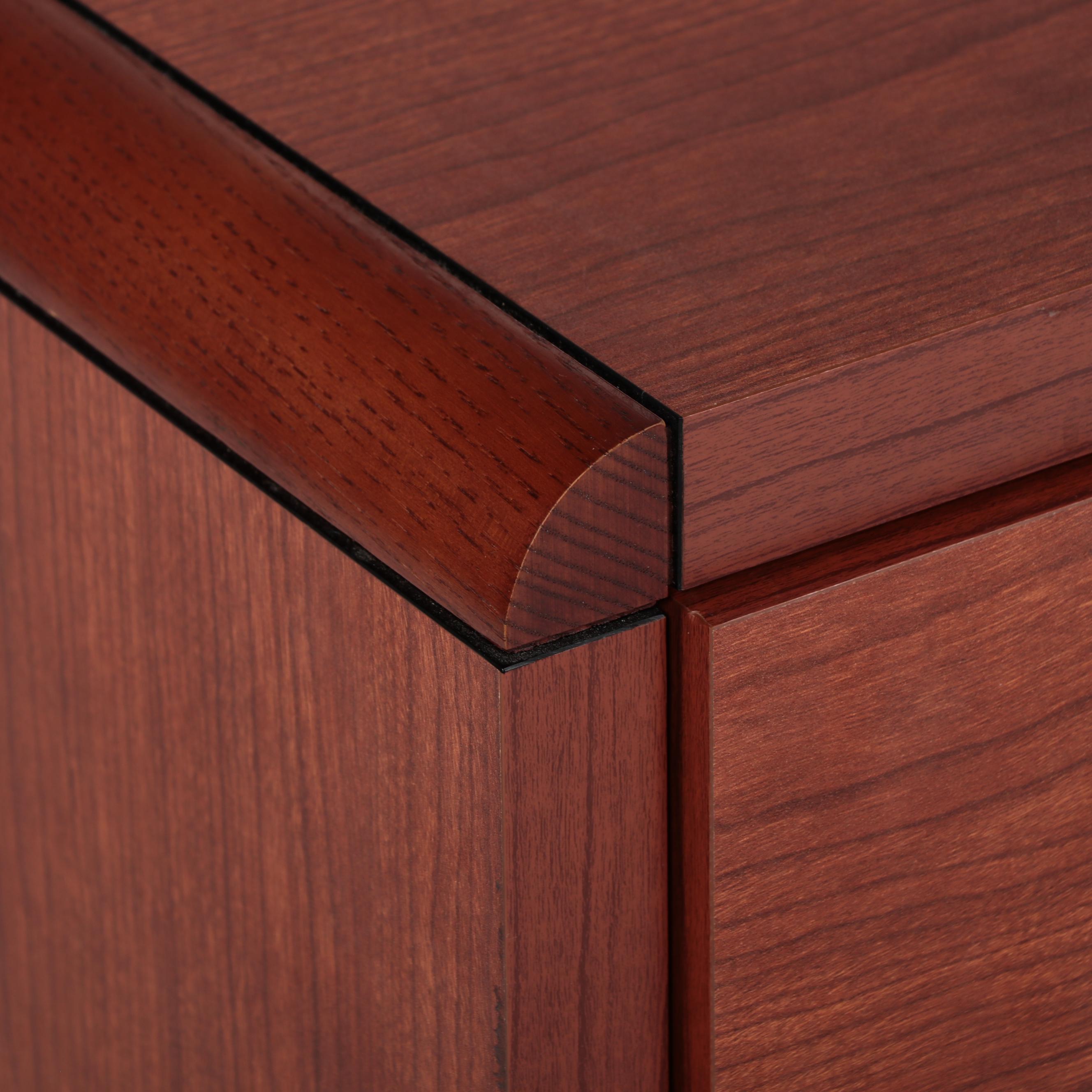 Contemporary Wood Two-Drawer Filing Cabinet
