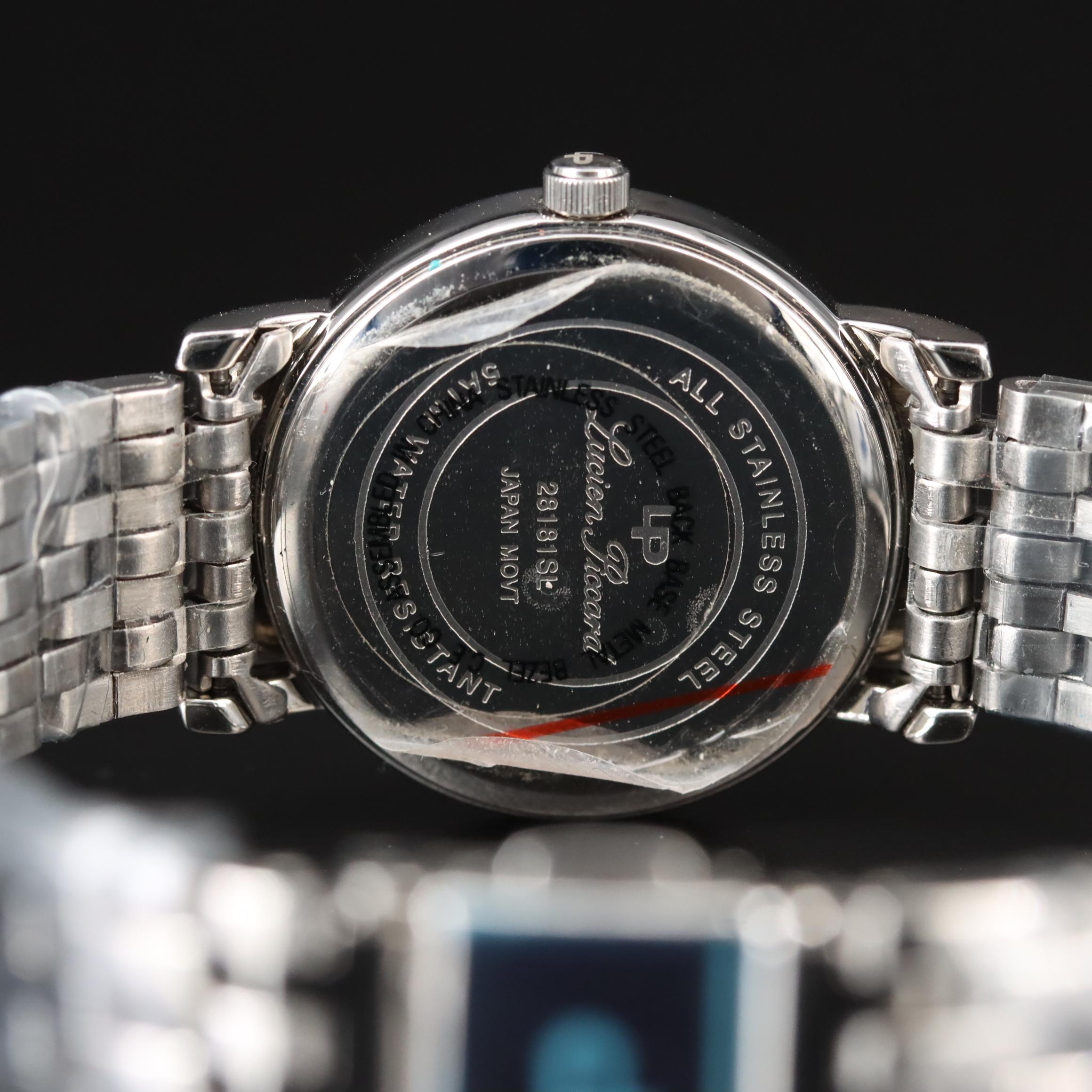 Lucien Piccard Mother-of-Pearl Steel Watch