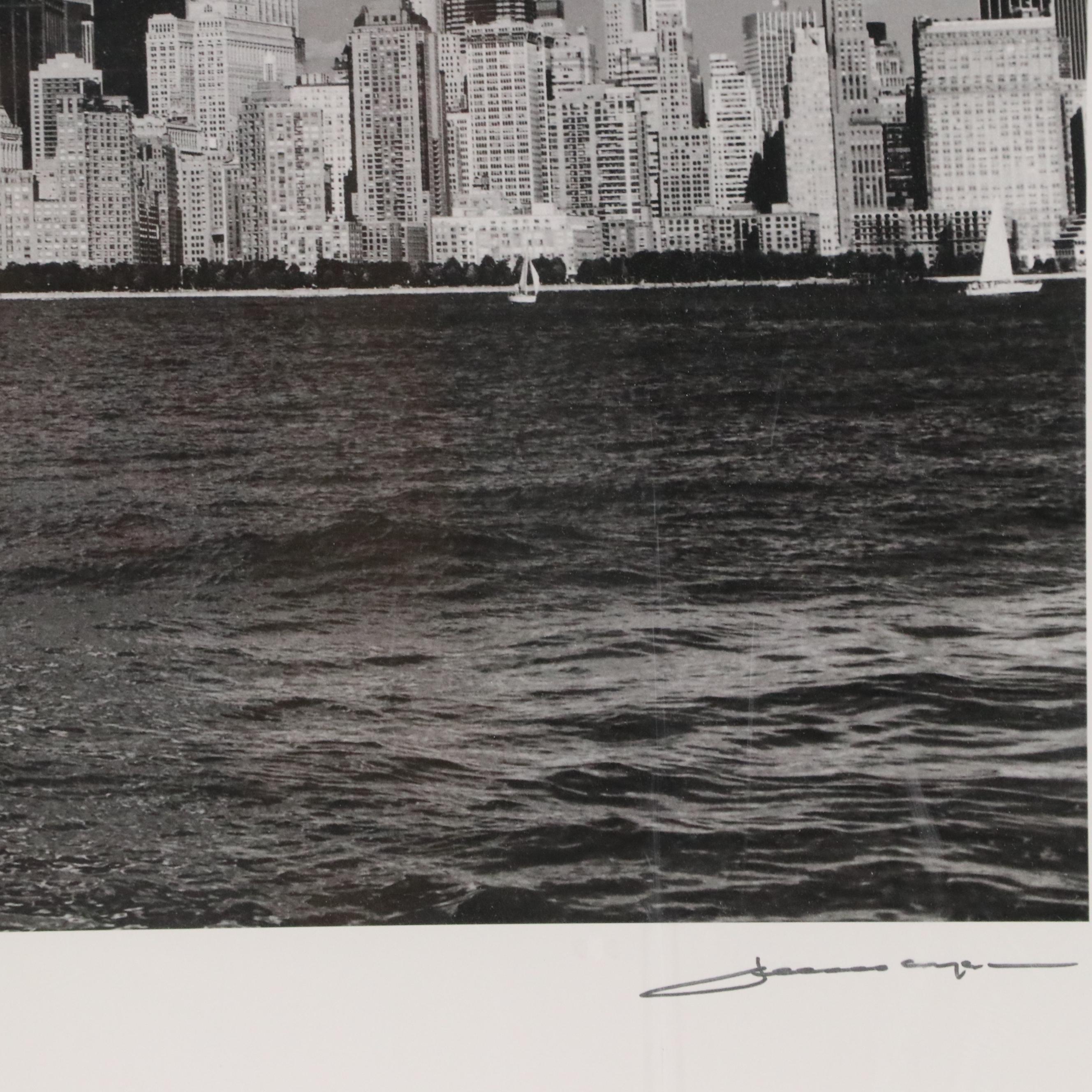 Alex Leykin Offset Lithograph 9/11 Memorial Poster with World Trade Towers, 2002