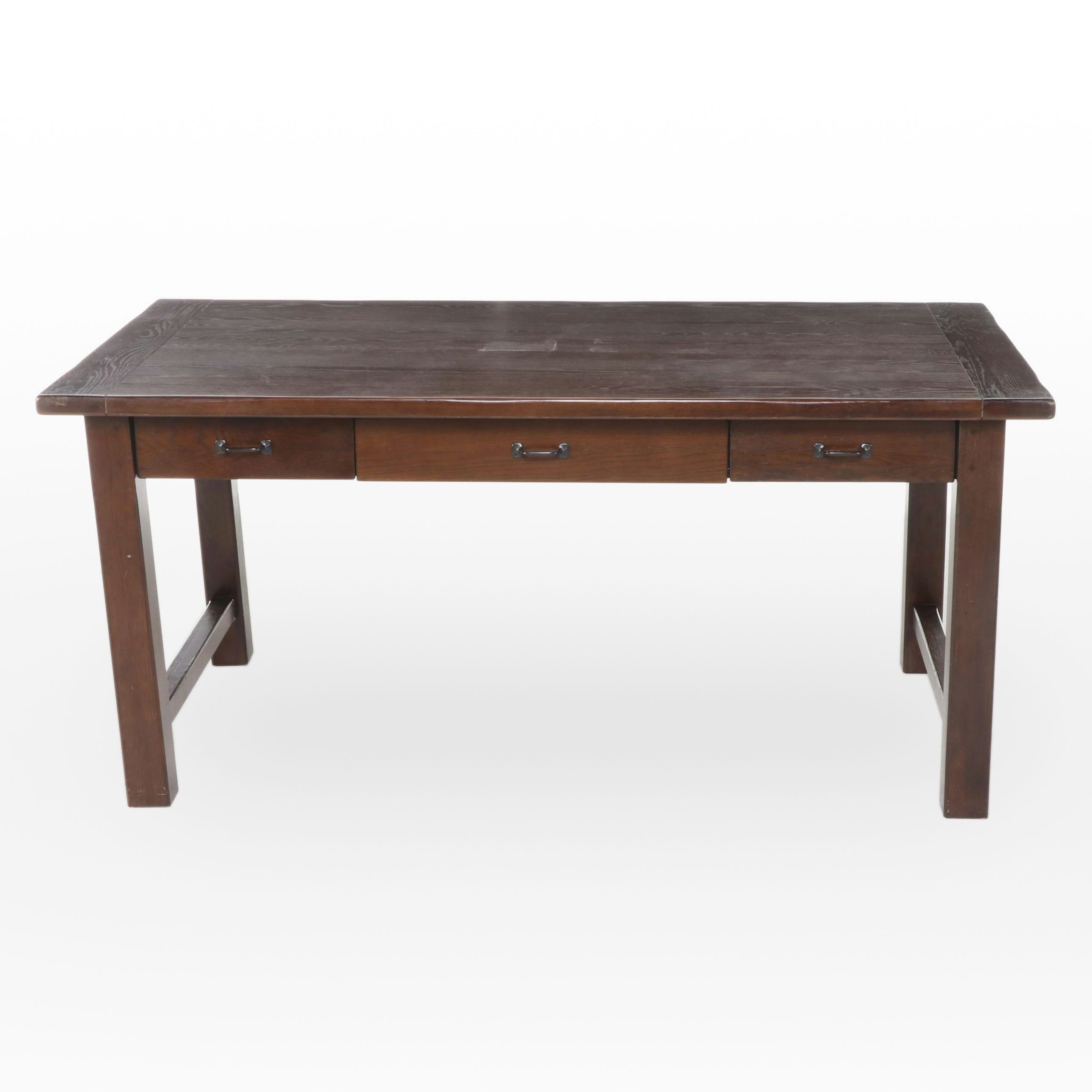 Contemporary Wood Finish Computer Desk