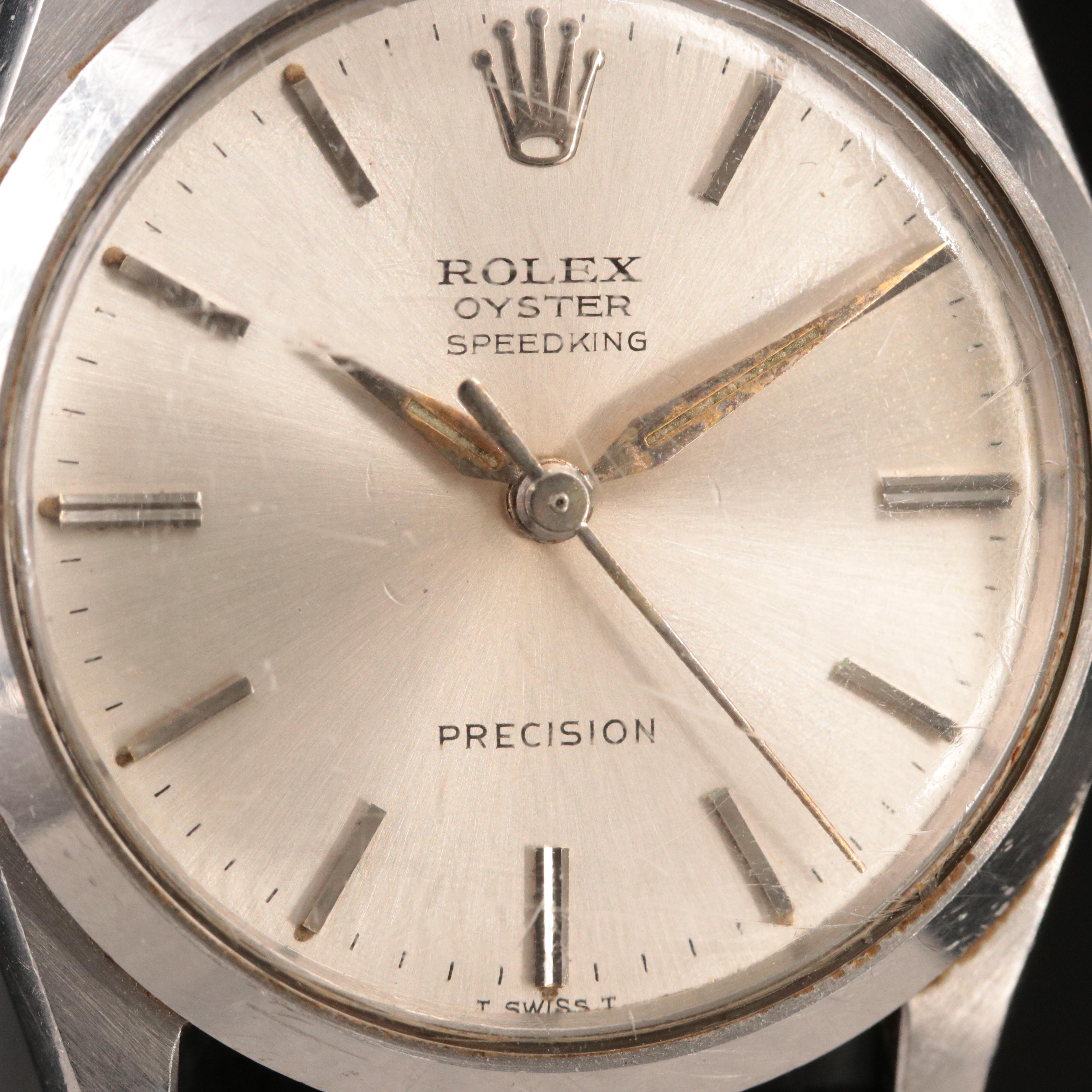 1966 Rolex Oyster Speedking 6430 Steel Watch