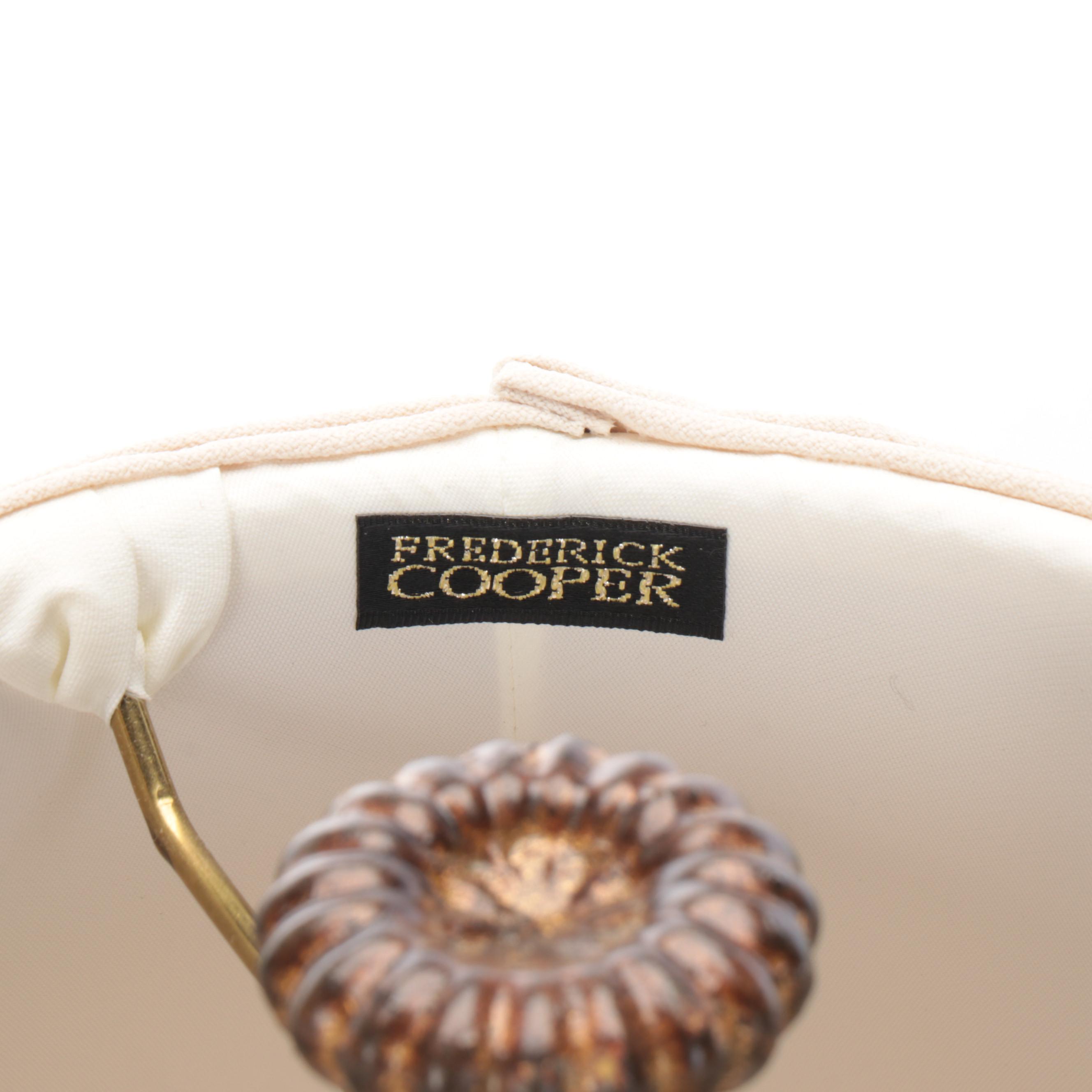 Frederick Cooper Neoclassical Swan and Butterfly Urn Table Lamp, Pleated Shade