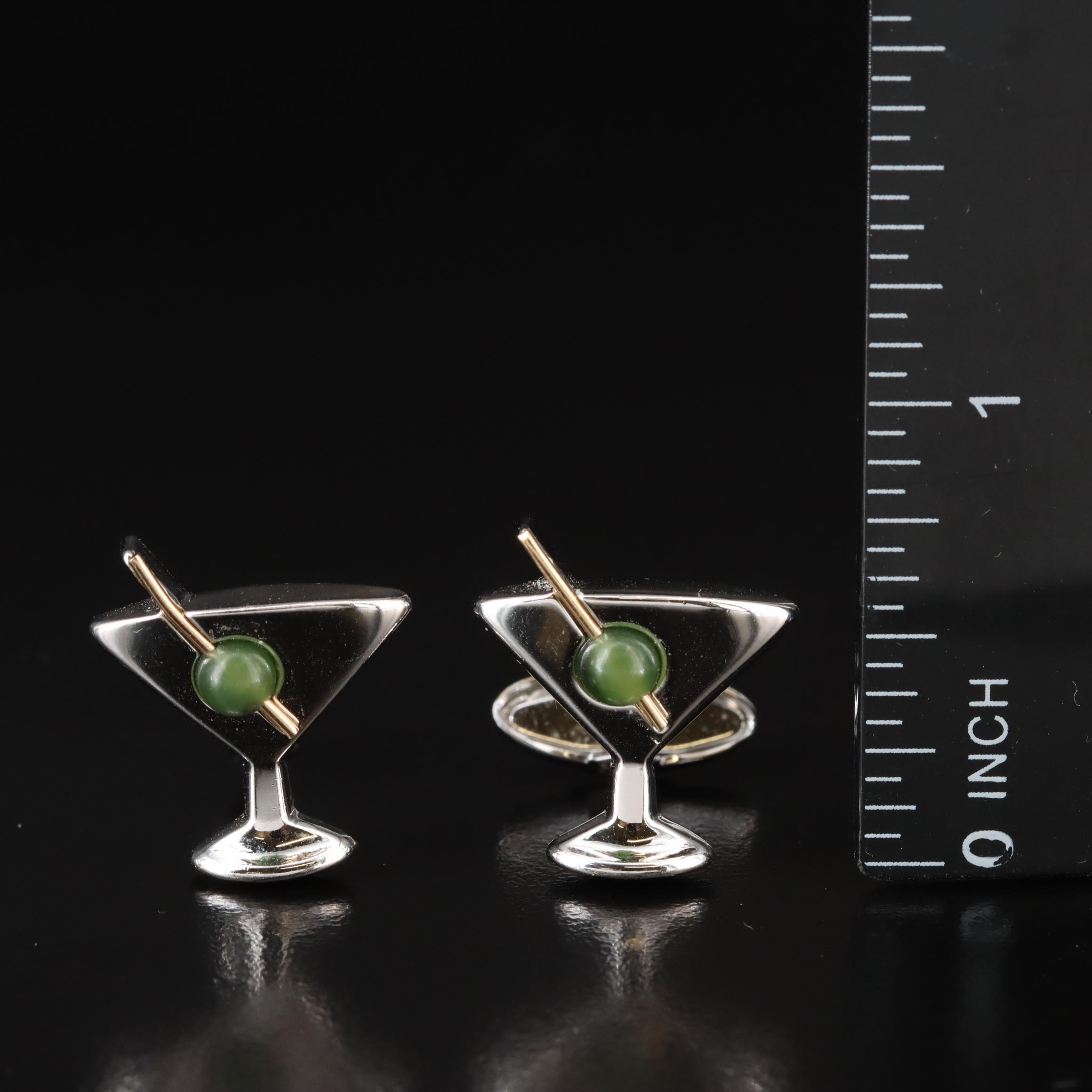 Dolan Bullock, Walter E. Hayward and Mexican Sterling Travel Cufflinks