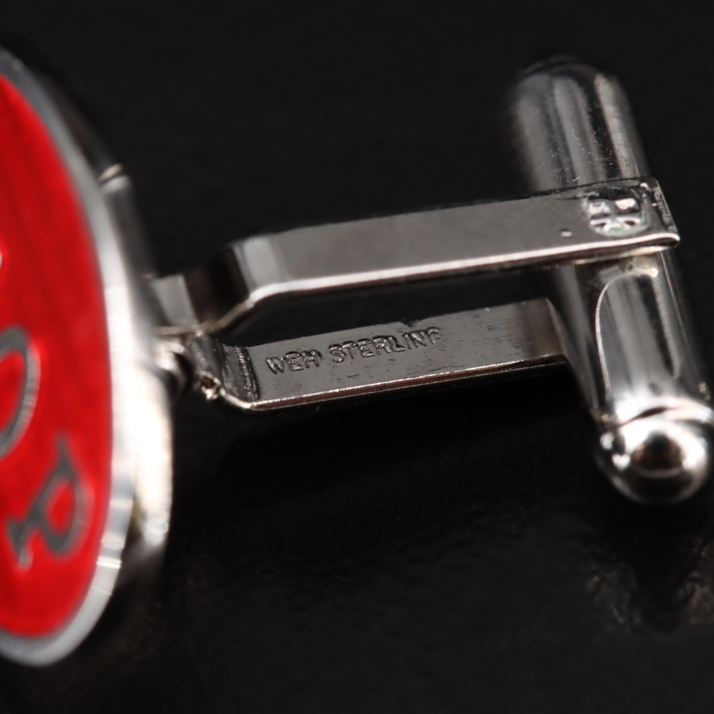 Dolan Bullock, Walter E. Hayward and Mexican Sterling Travel Cufflinks
