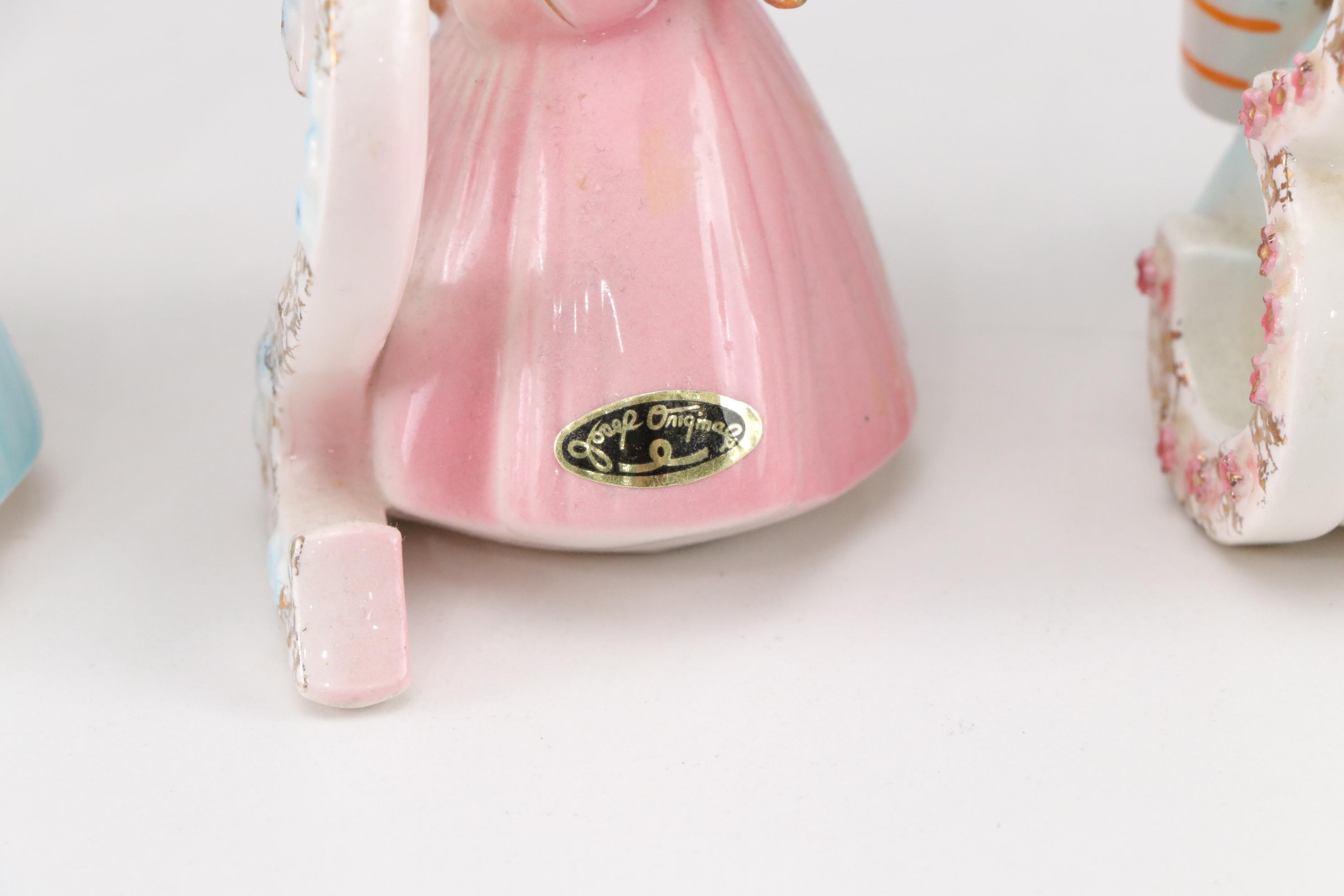 Josef Originals and Other Porcelain Birthday Angel Figurines