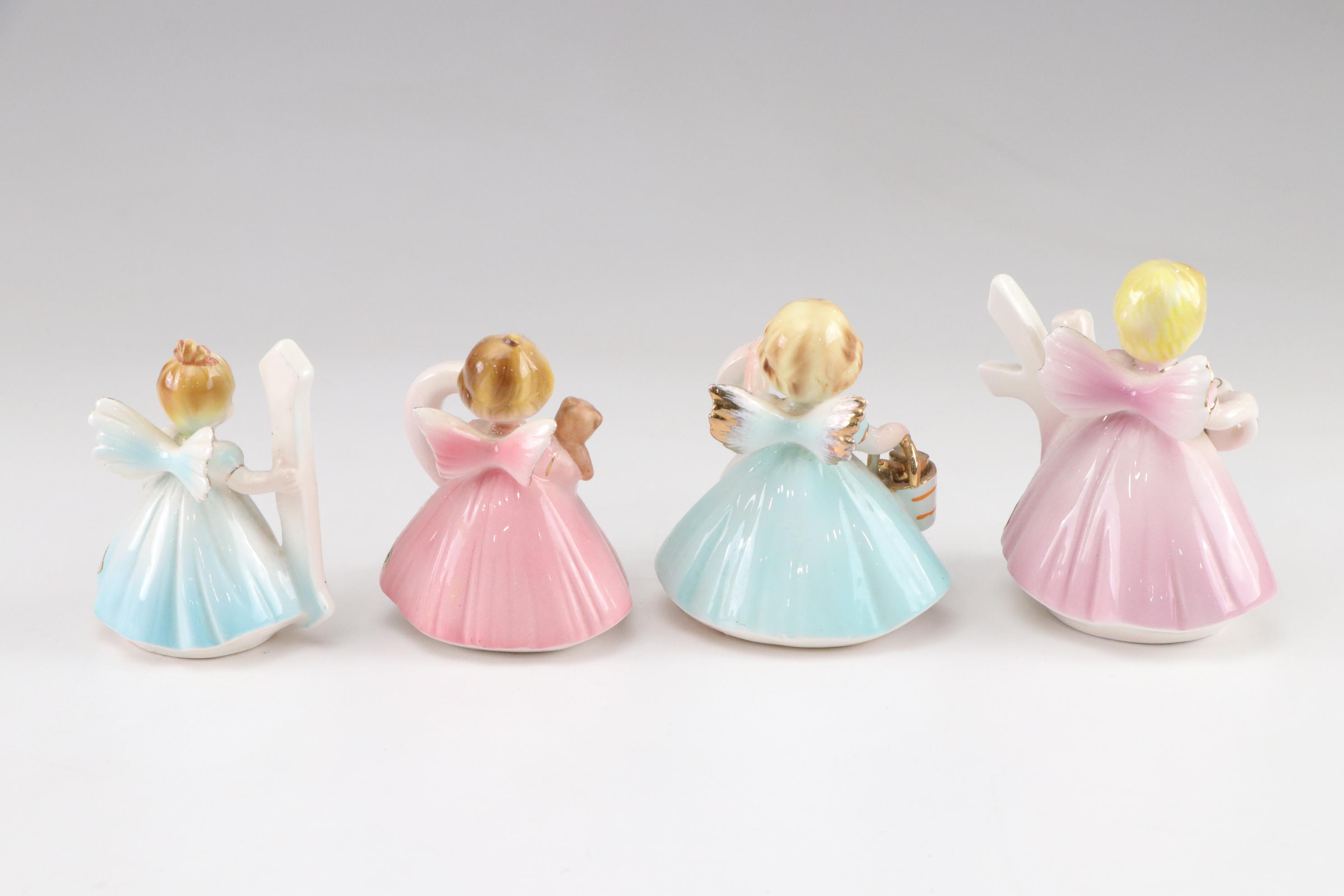Josef Originals and Other Porcelain Birthday Angel Figurines