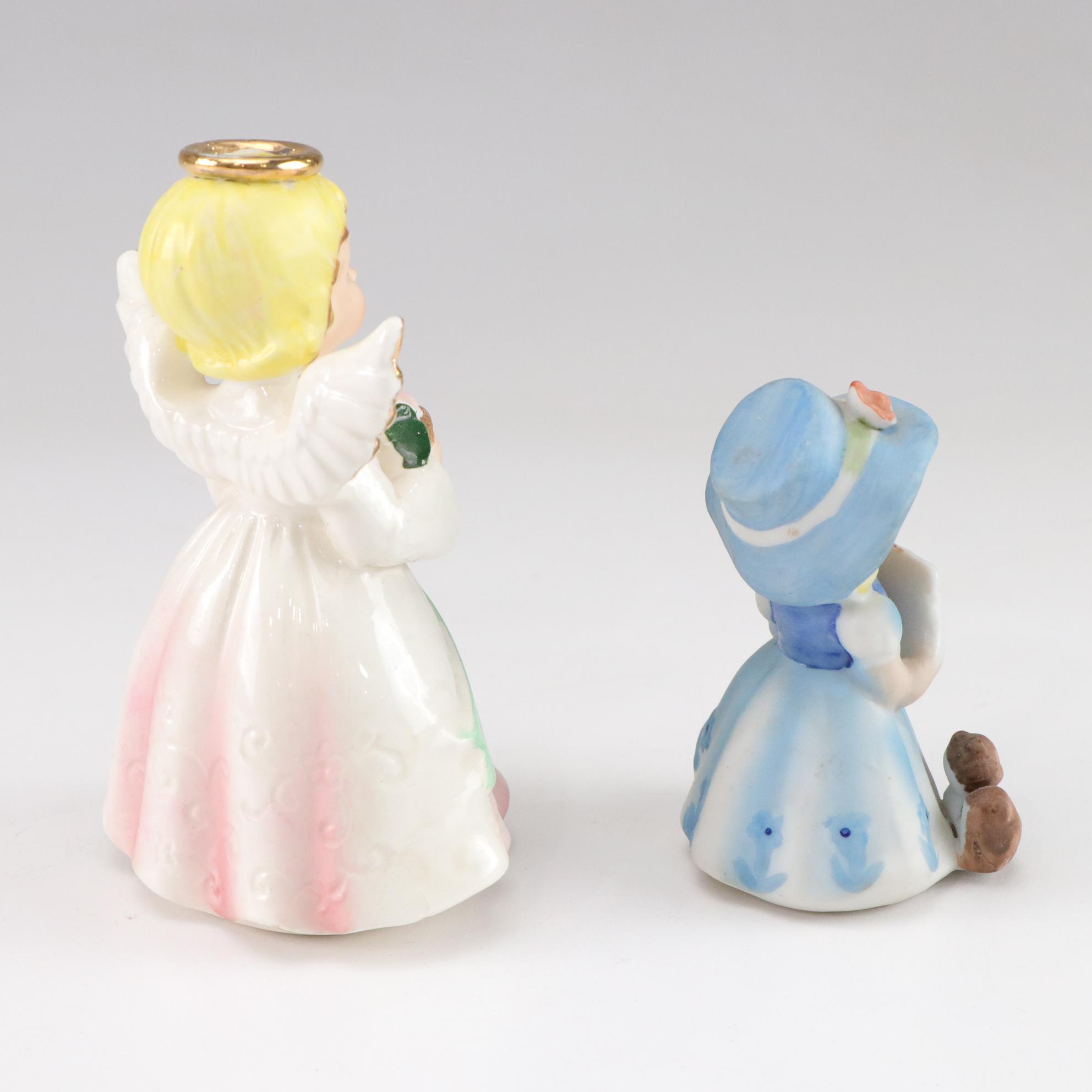Josef Originals and Other Porcelain Birthday Angel Figurines