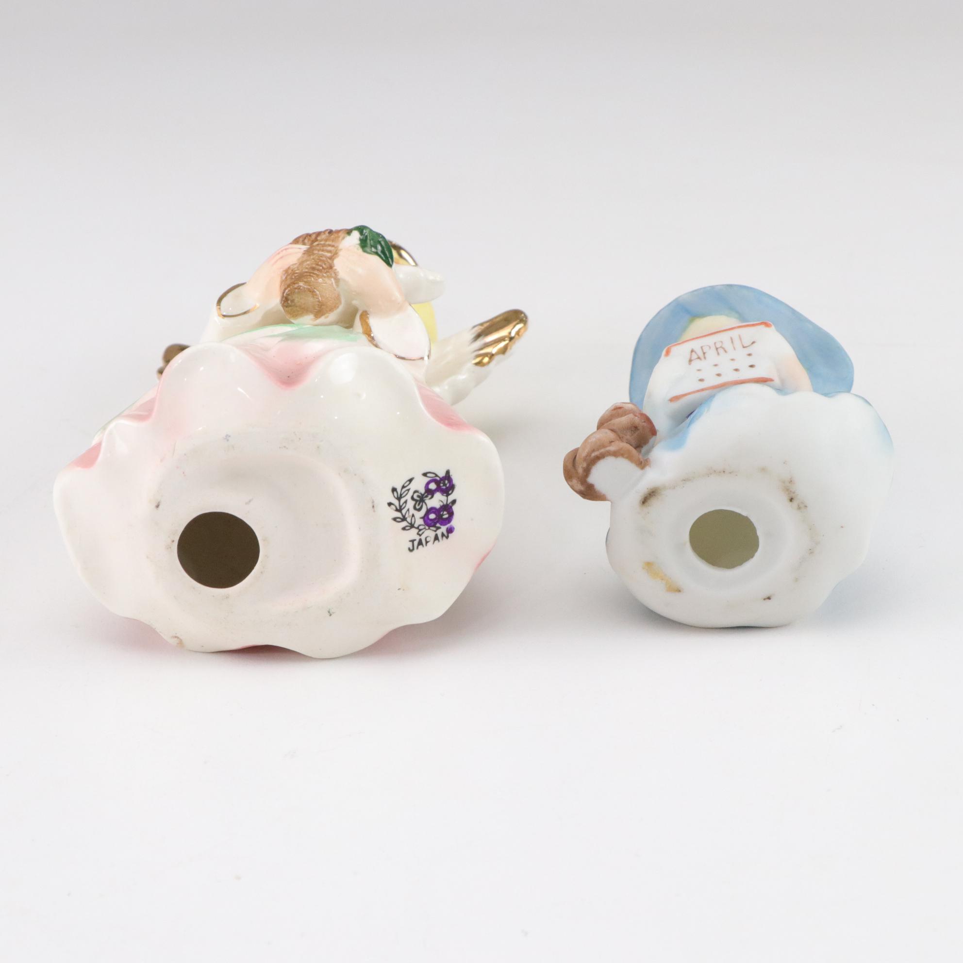 Josef Originals and Other Porcelain Birthday Angel Figurines