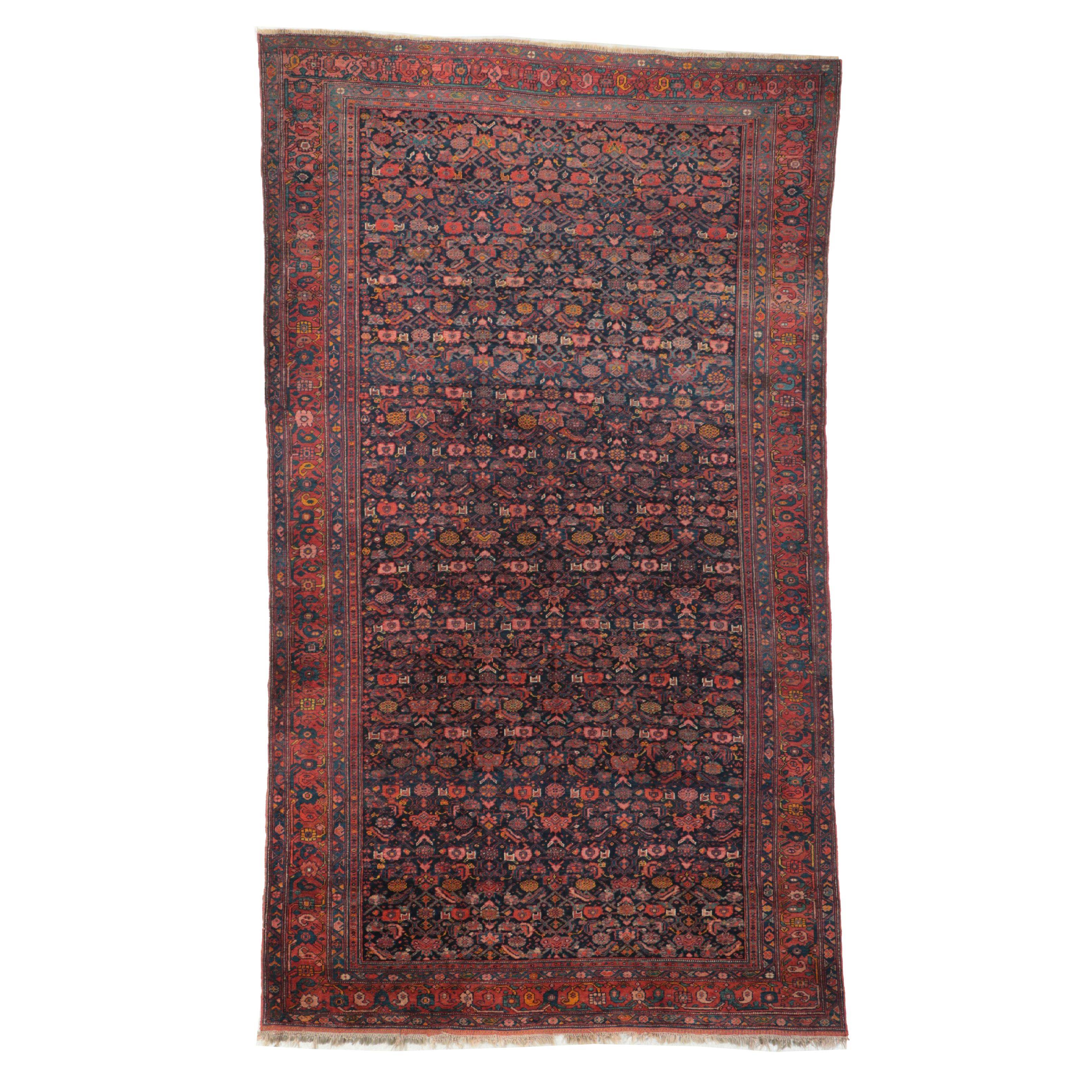 8'1 x 14'2 Hand-Knotted Persian Veramin Room-Sized Rug
