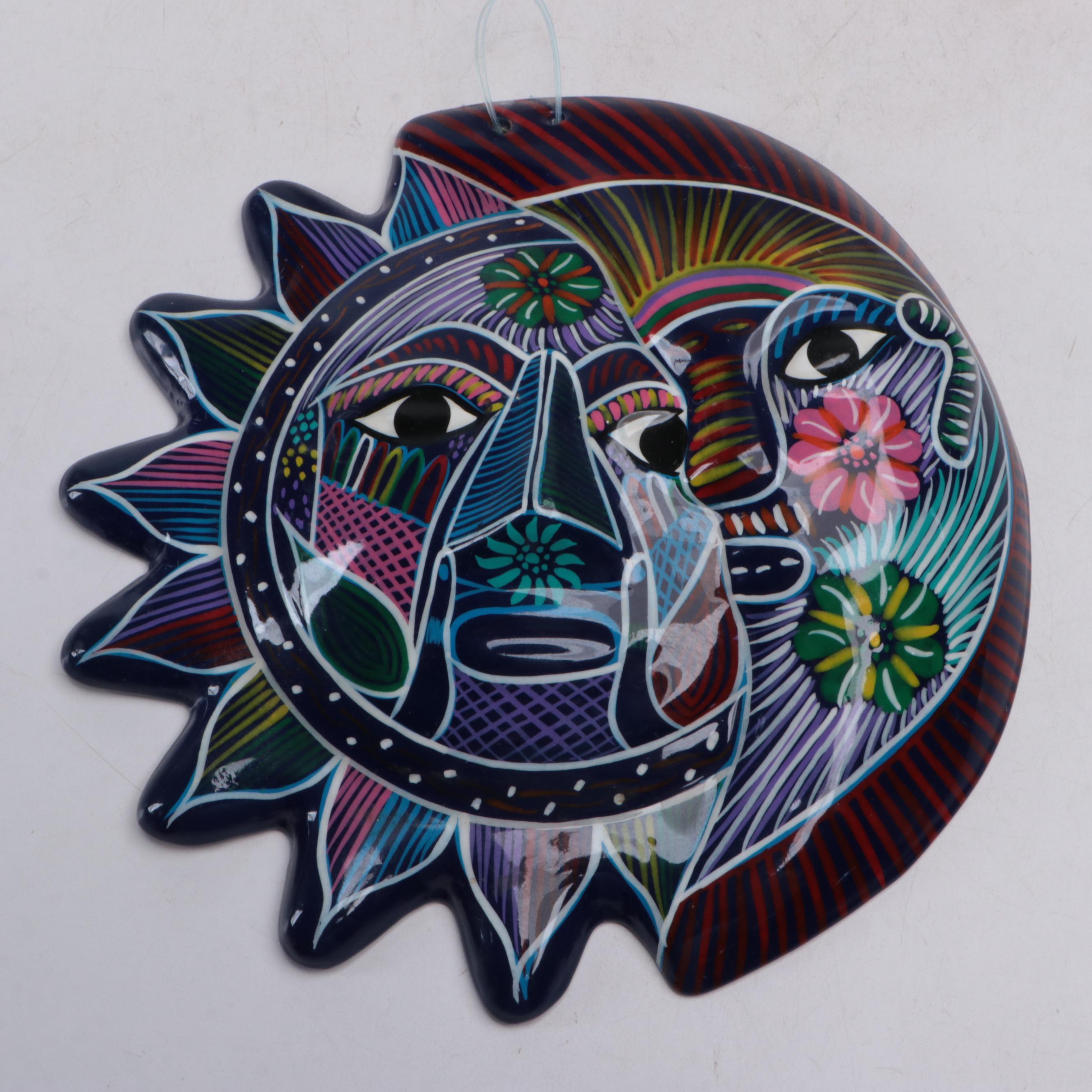 Folk Art Sun & Moon Terracotta Plaque, Iramis Collection Shadow Box and More