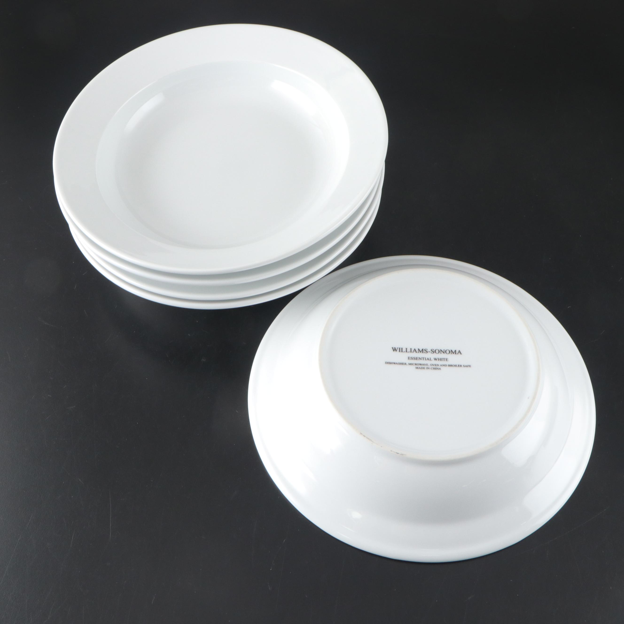 Williams-Sonoma "Essential White" Ceramic Dinnerware, 2008–2010
