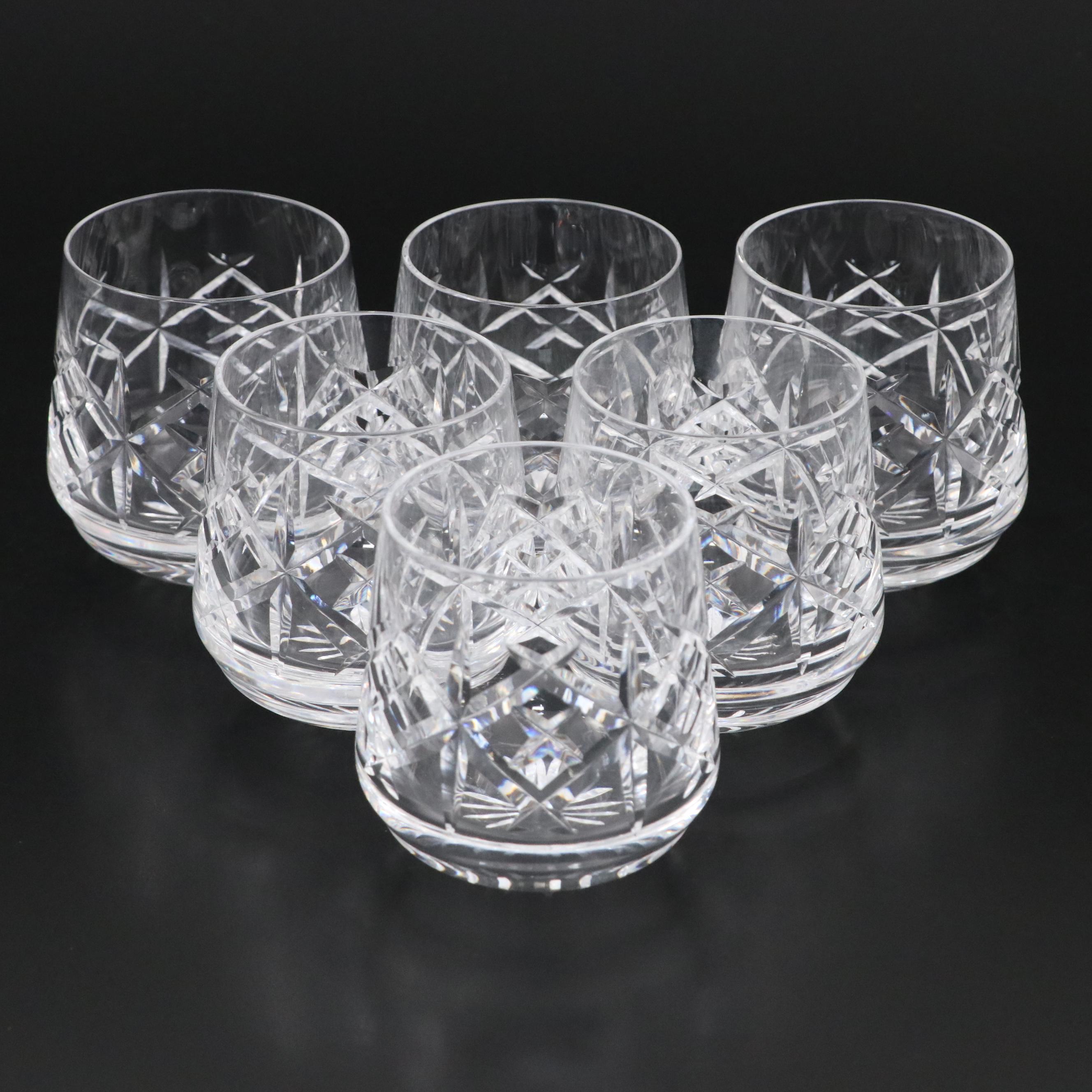 Waterford Crystal Roly Poly Glasses, Late 20th Century