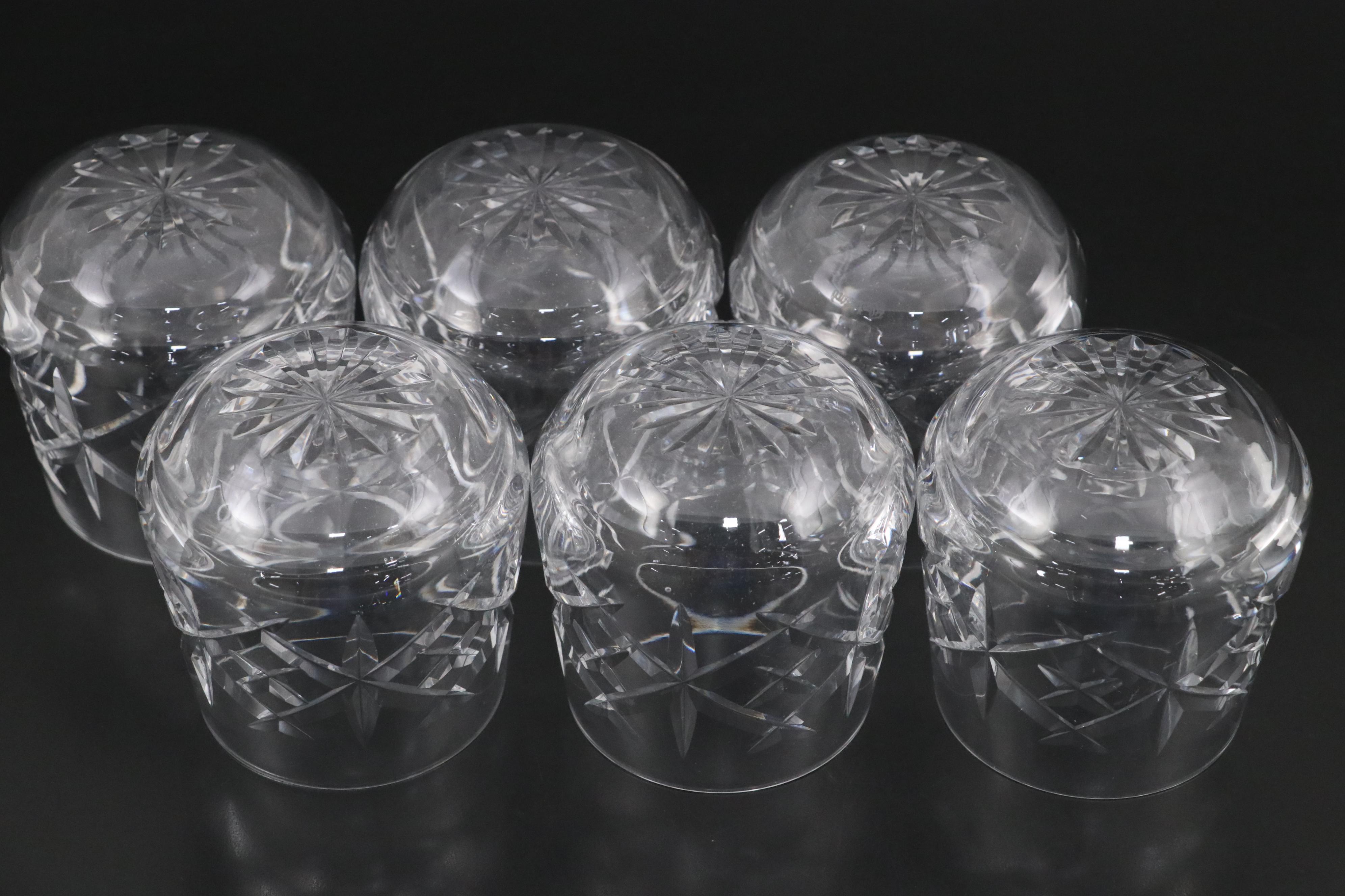 Waterford Crystal Roly Poly Glasses, Late 20th Century