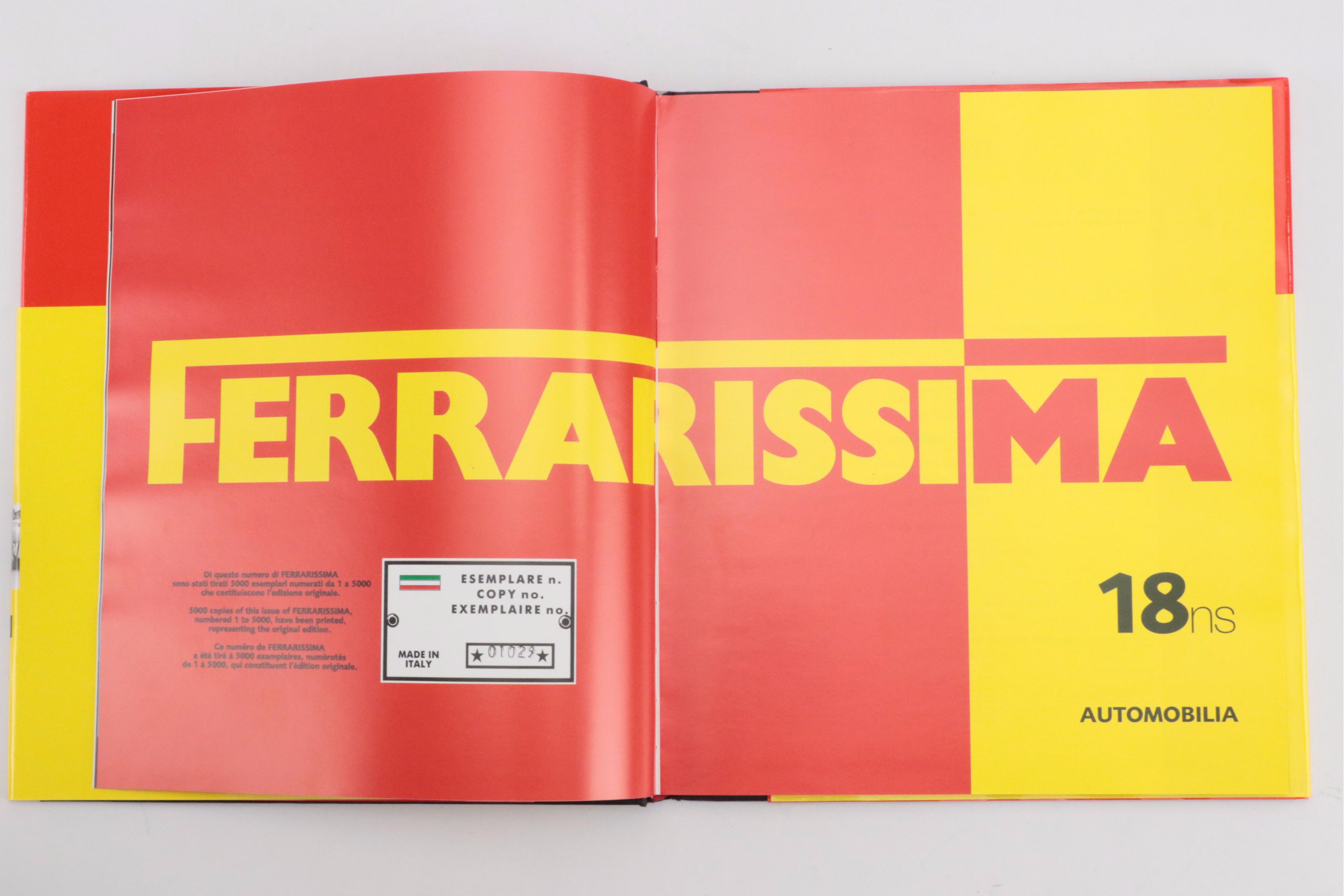 Limited Ed. Automobilia "Ferrarissima New Series" Vol. 1–18 Hardcover Books