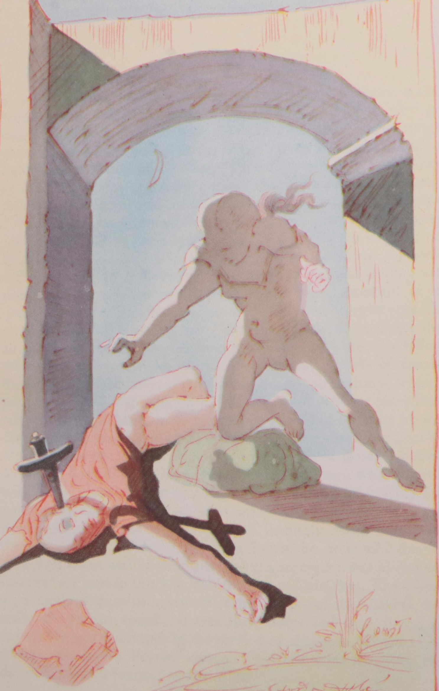 Dalí Illustrated "The Autobiography of Benvenuto Cellini" by John Symonds, 1948