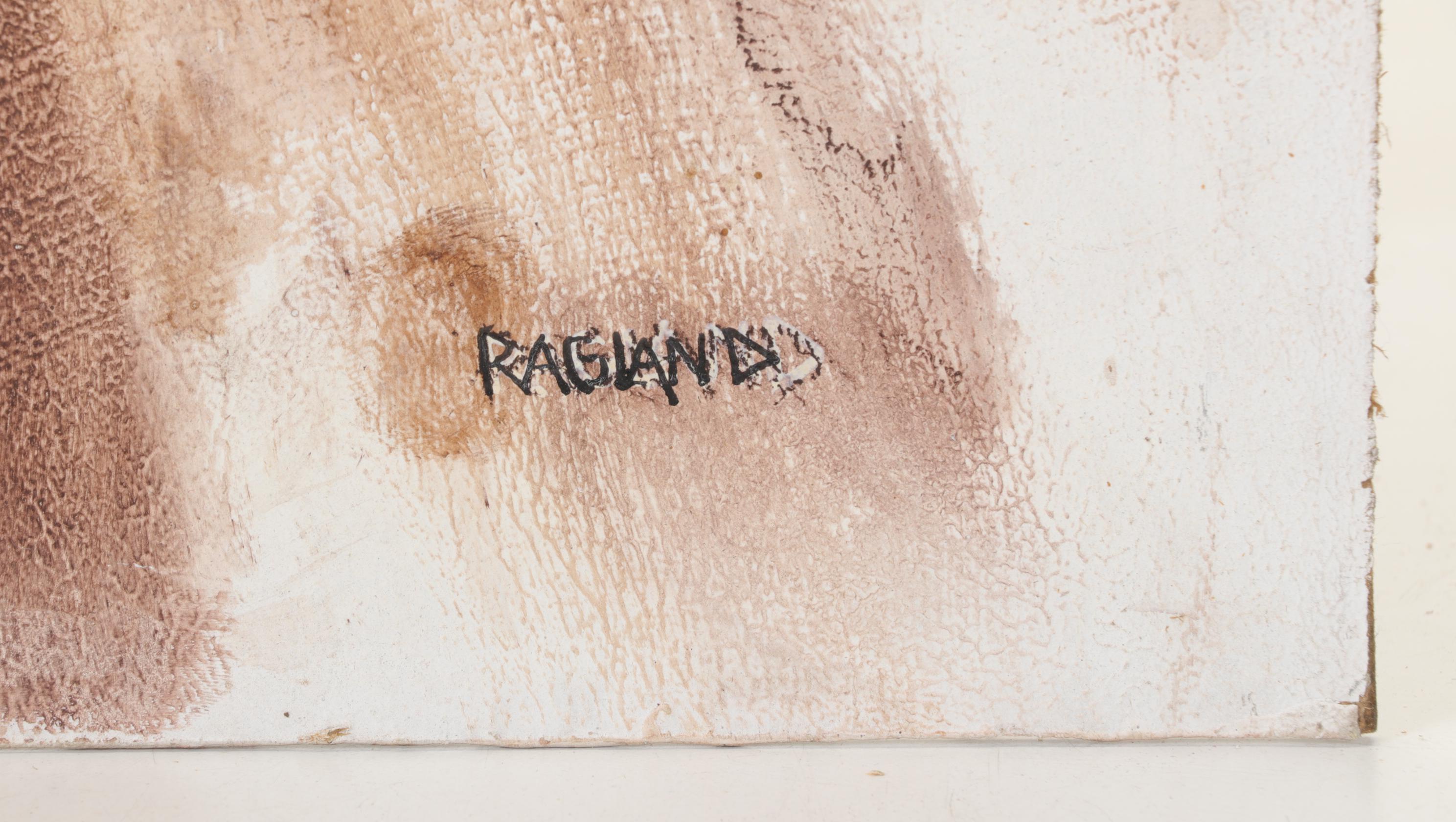 Bob Ragland Female Figure Study Oil Painting, Late 20th Century