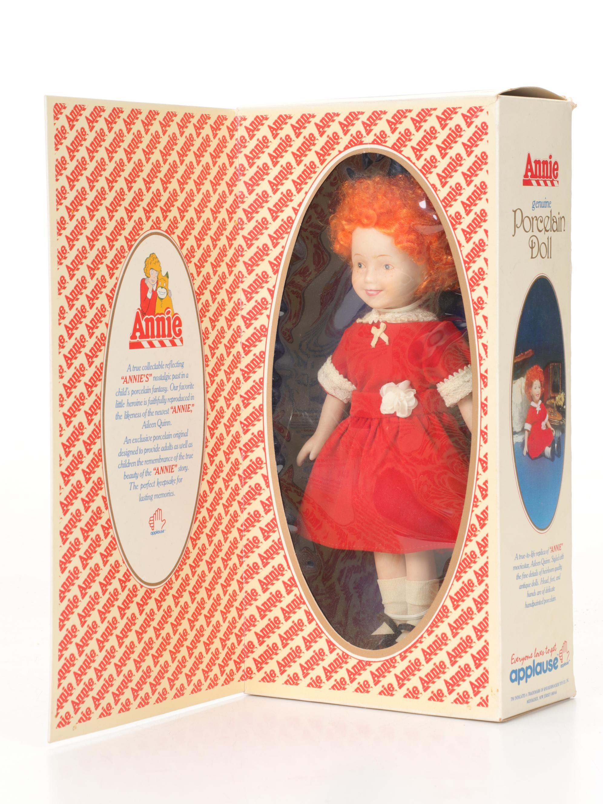 Knickerbocker Toys "Little Orphan Annie" Figures and other Annie Dolls, 1982