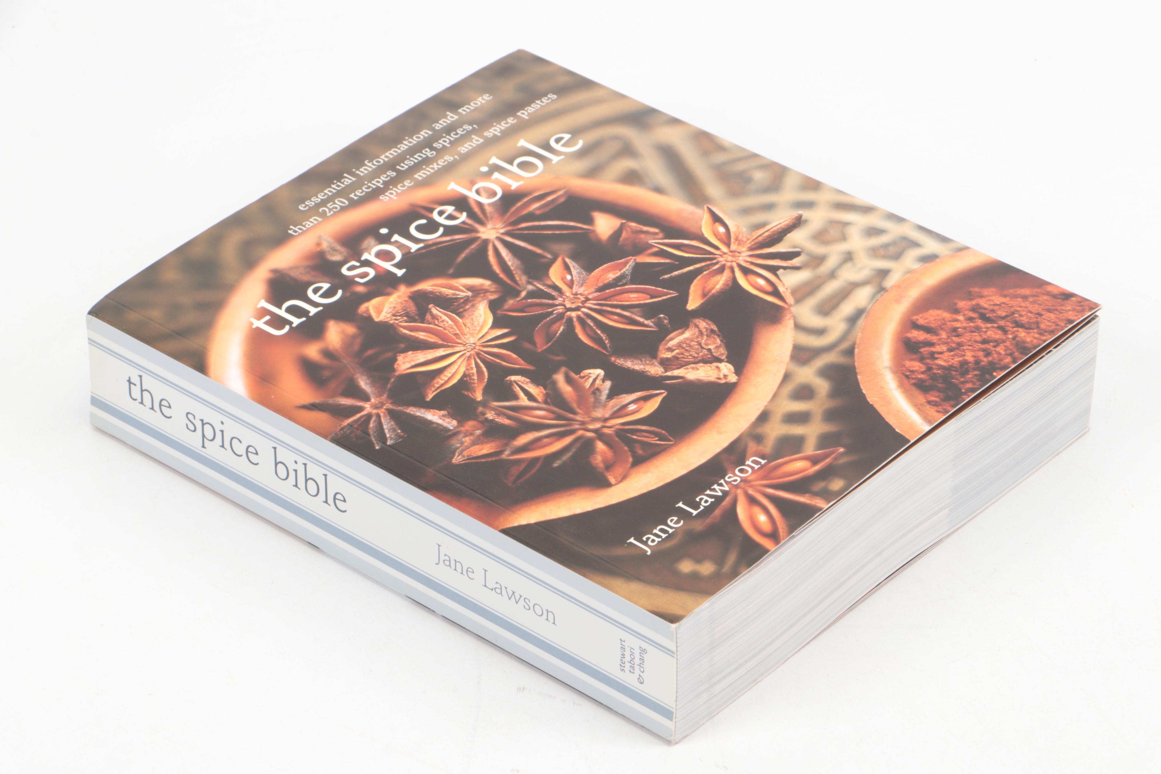 First Edition "The Spice Bible" by Jane Lawson and More Cookbooks