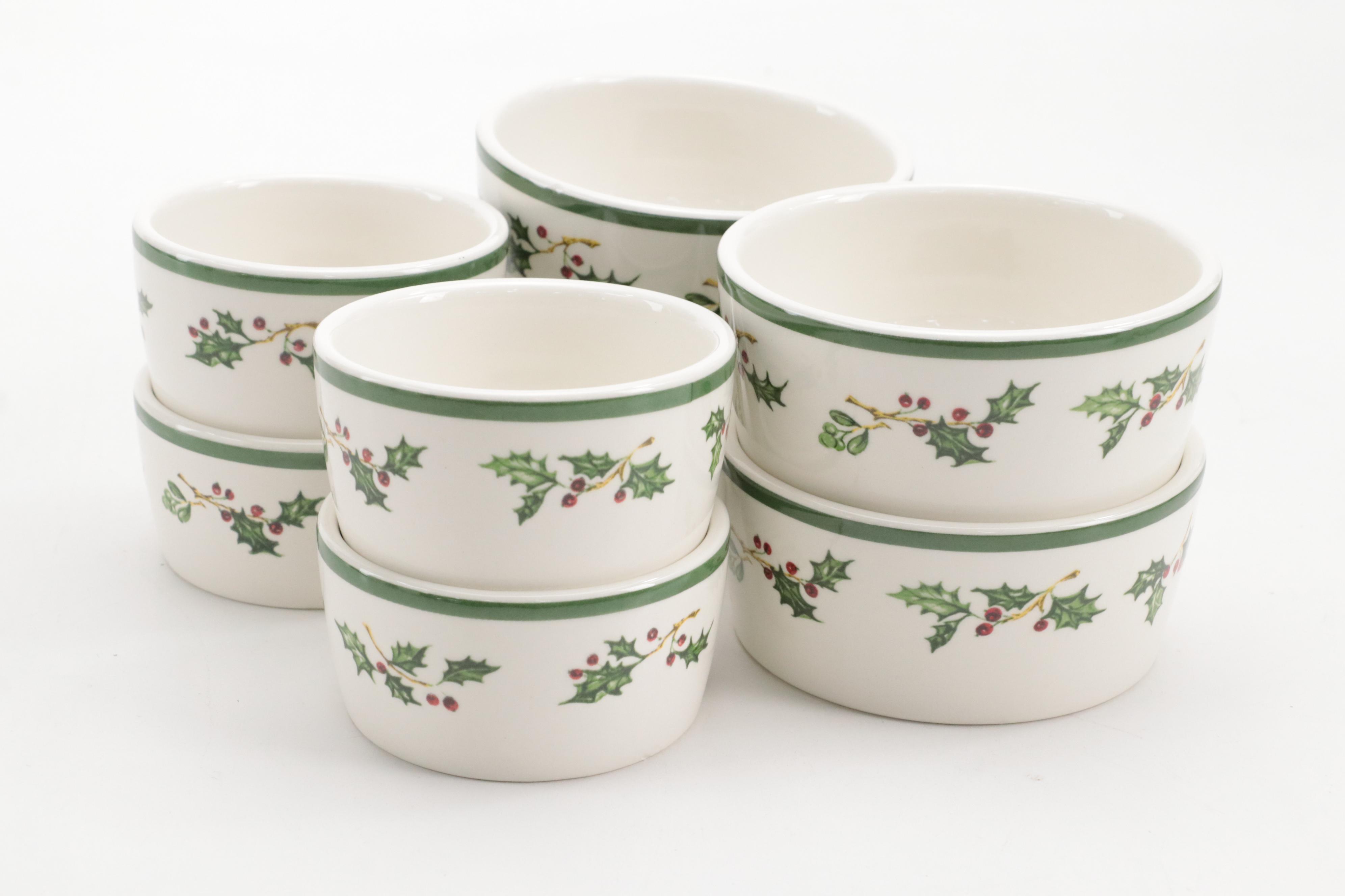 Christopher Radko "Holiday Celebrations" Porcelain Cookie Jar and Tablewares