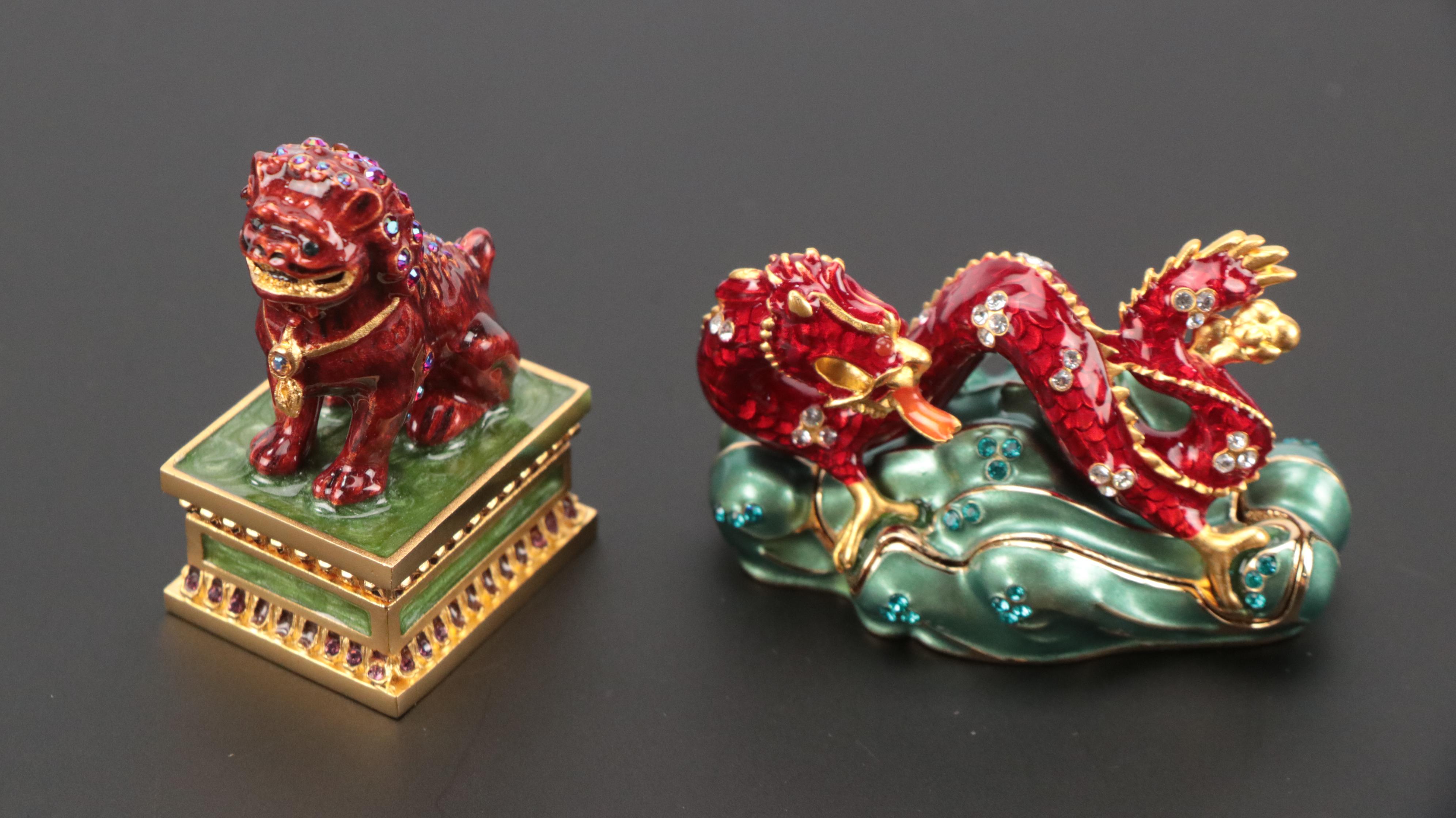 Jay Strongwater for Estée Lauder Solid Perfumes in Ornamental Compacts