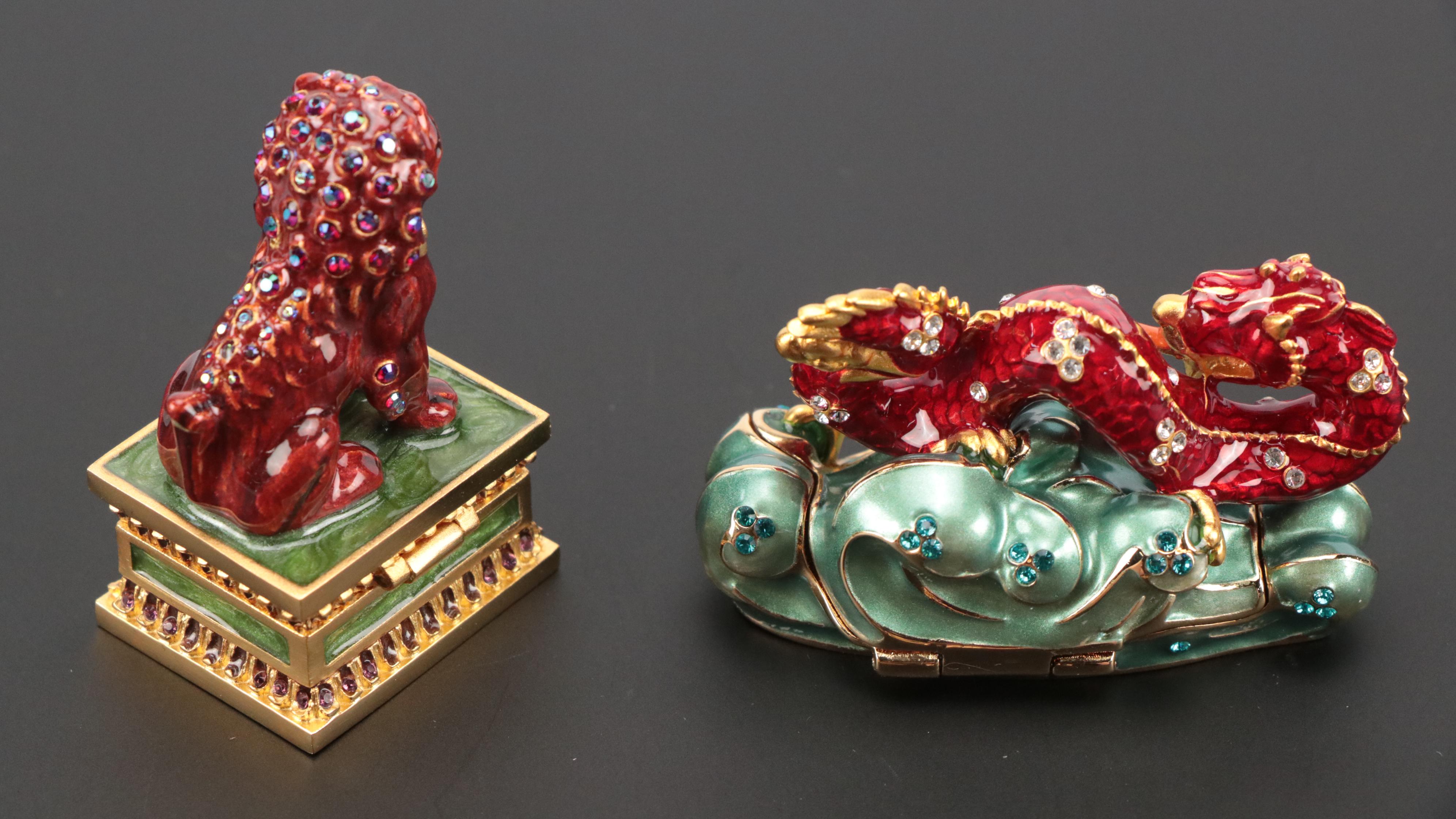 Jay Strongwater for Estée Lauder Solid Perfumes in Ornamental Compacts